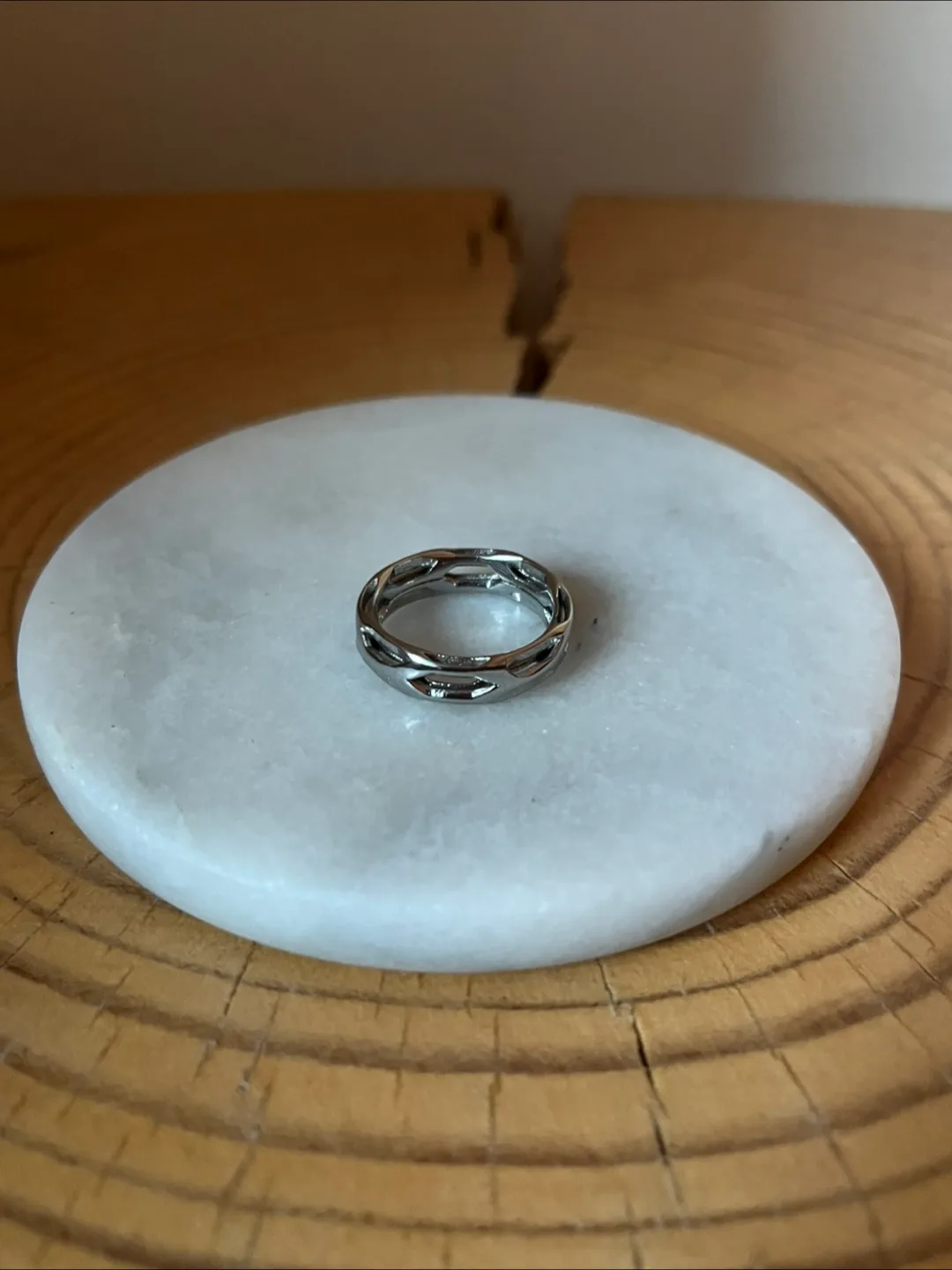 Vitaly Hex Ring Sz 7 Stainless Steel thumbnail