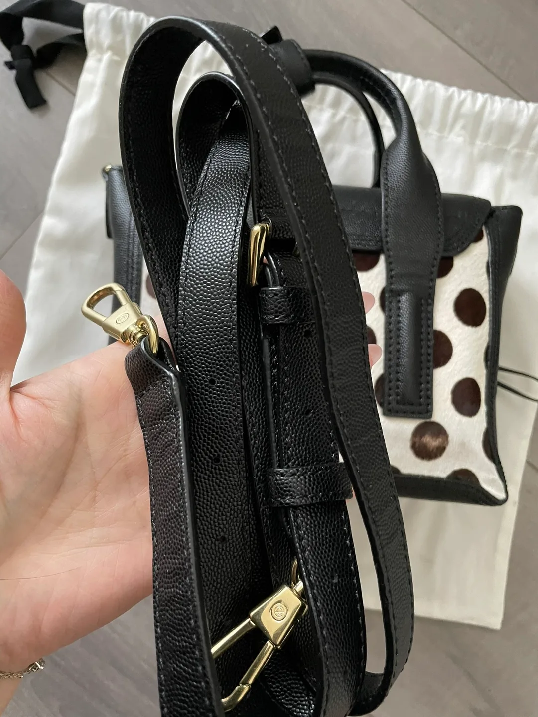 3.1 Phillip Lim Mini Pashli Satchel - Spotted Calf Hair image indicator(8)