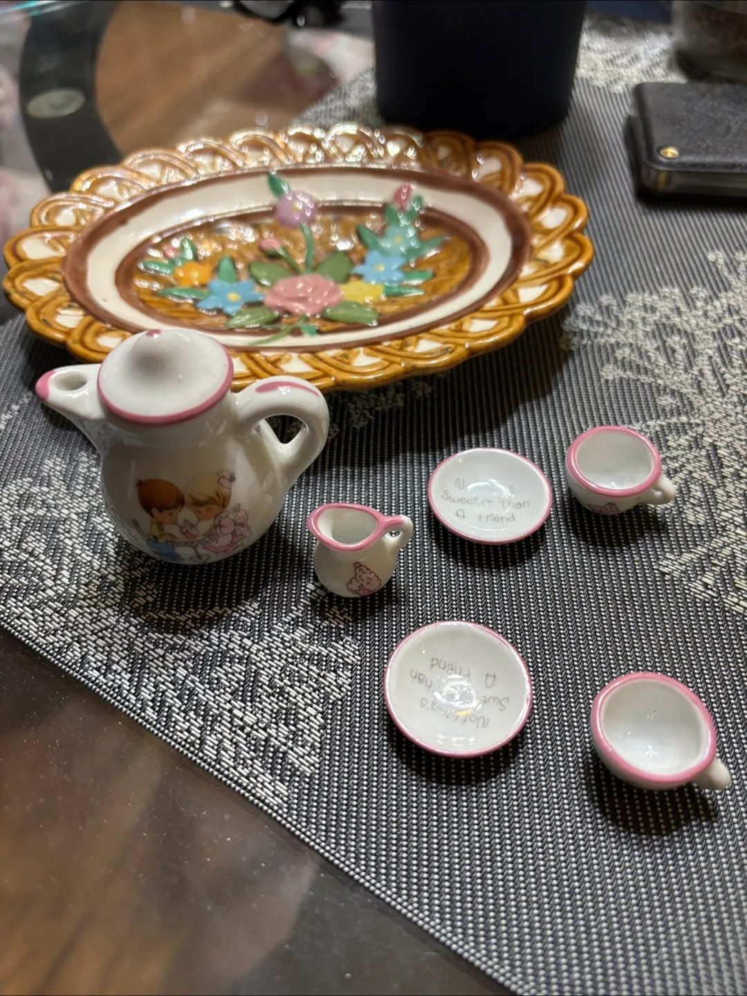 Vintage Porcelain Tea Set thumbnail