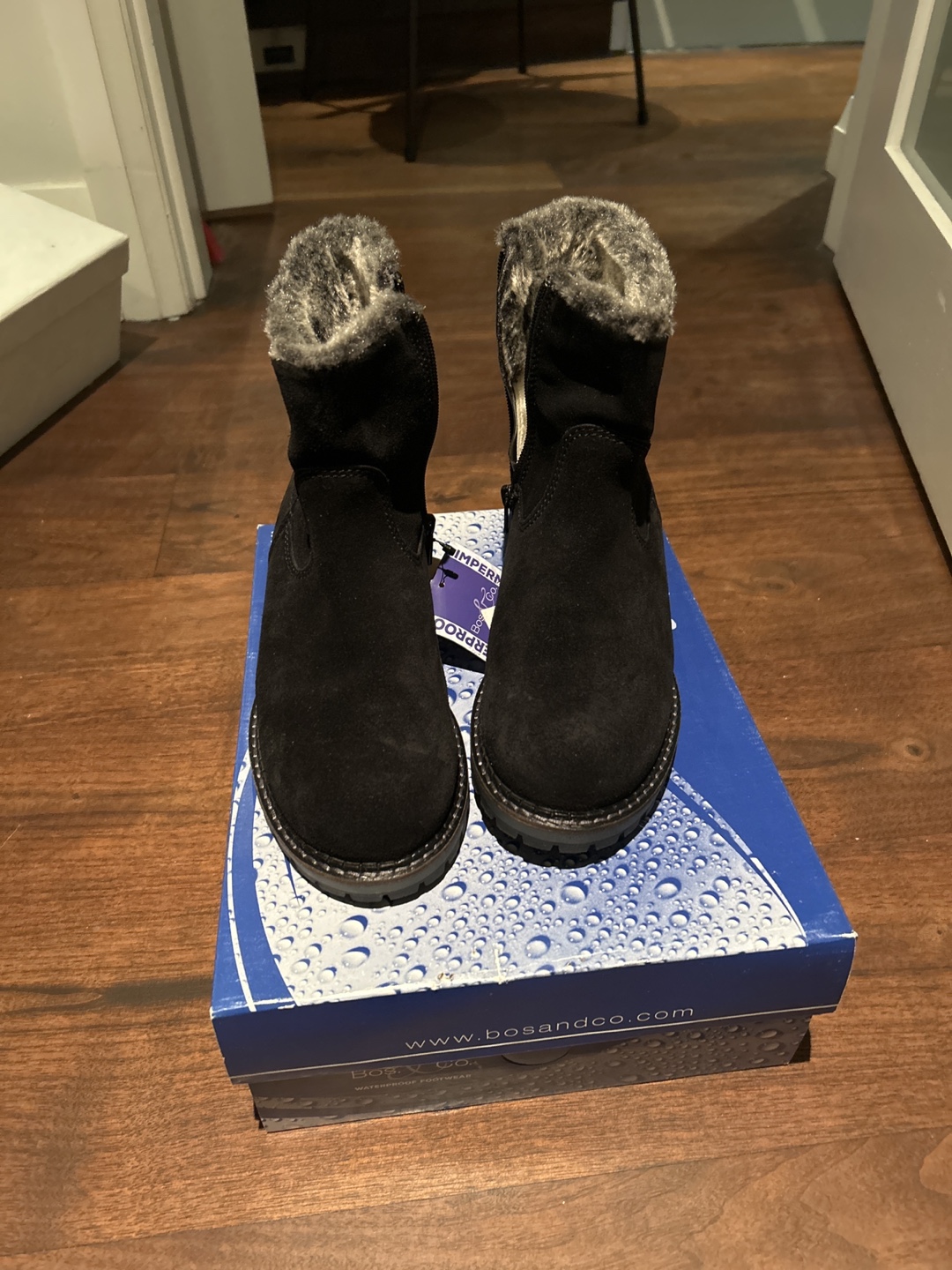 Bos & Co Waterproof Black Suede Boots - photo 2