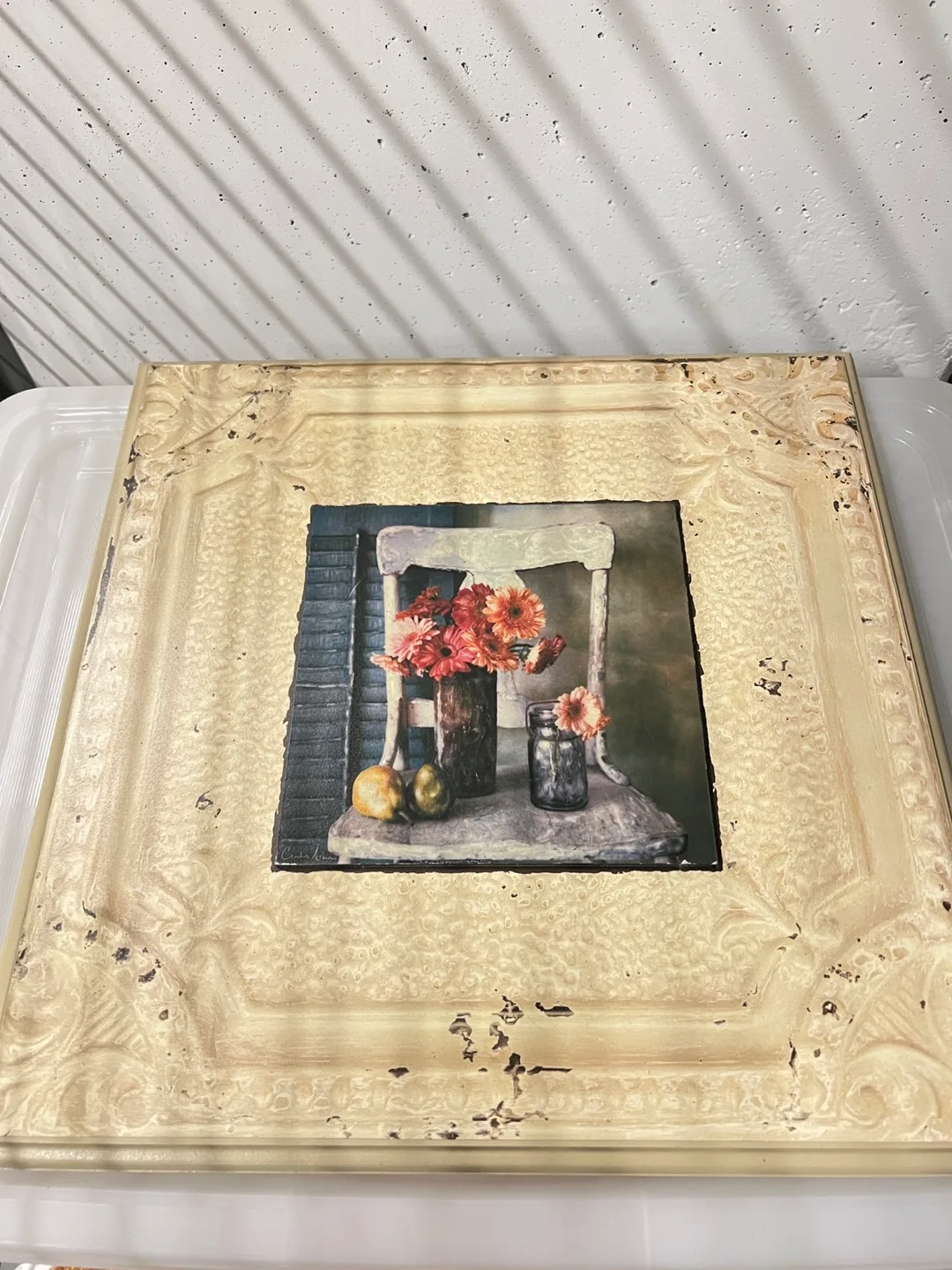 Wooden Art Print - Flowers image indicator(2)