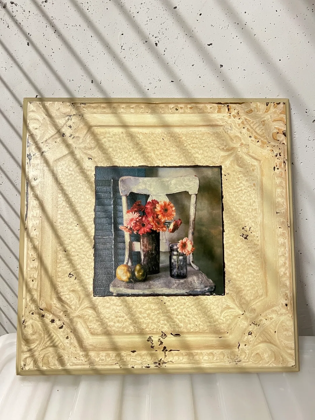 Wooden Art Print - Flowers thumbnail