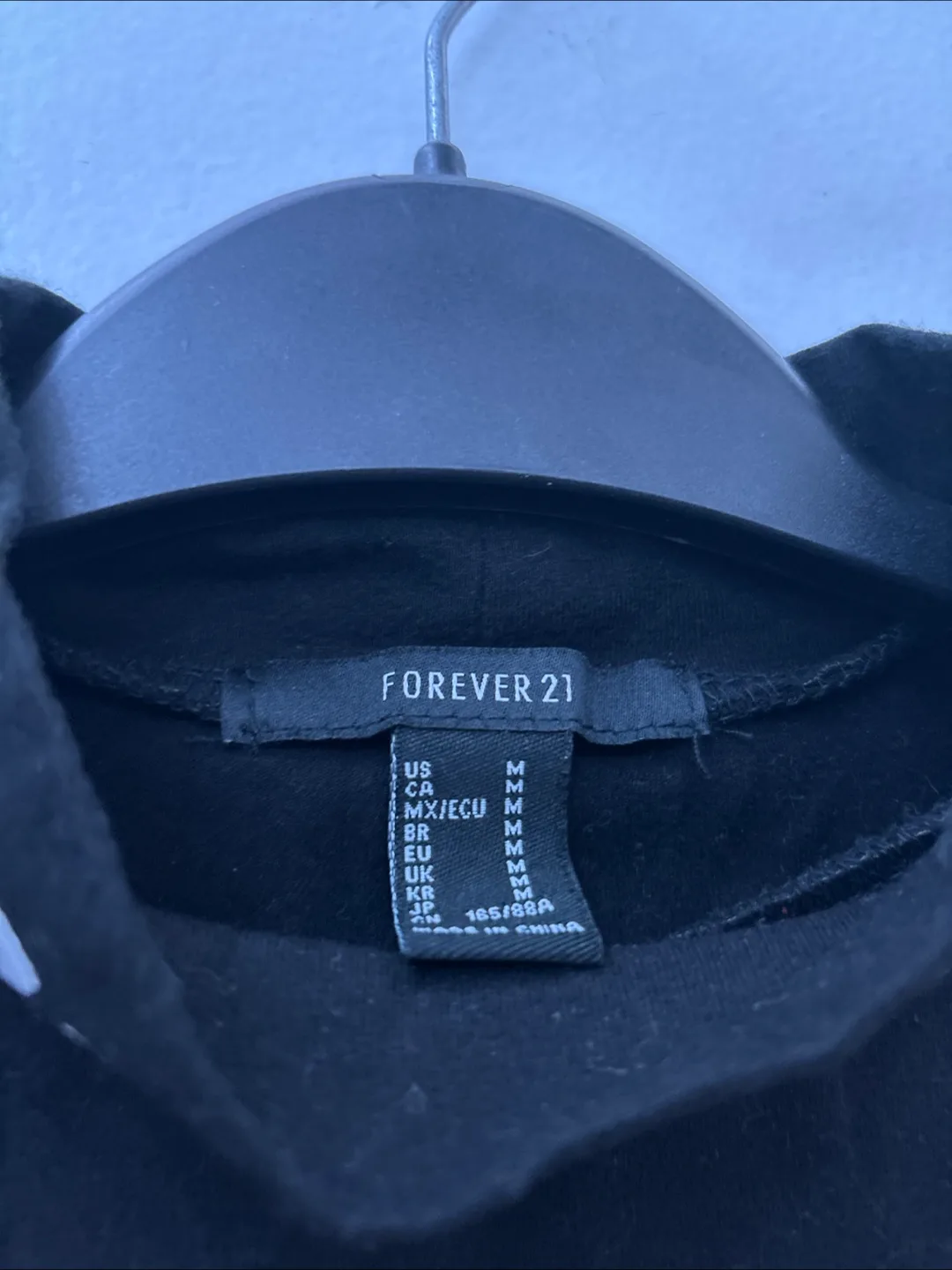 Black Turtle Neck Crop Top - Size M image indicator(3)