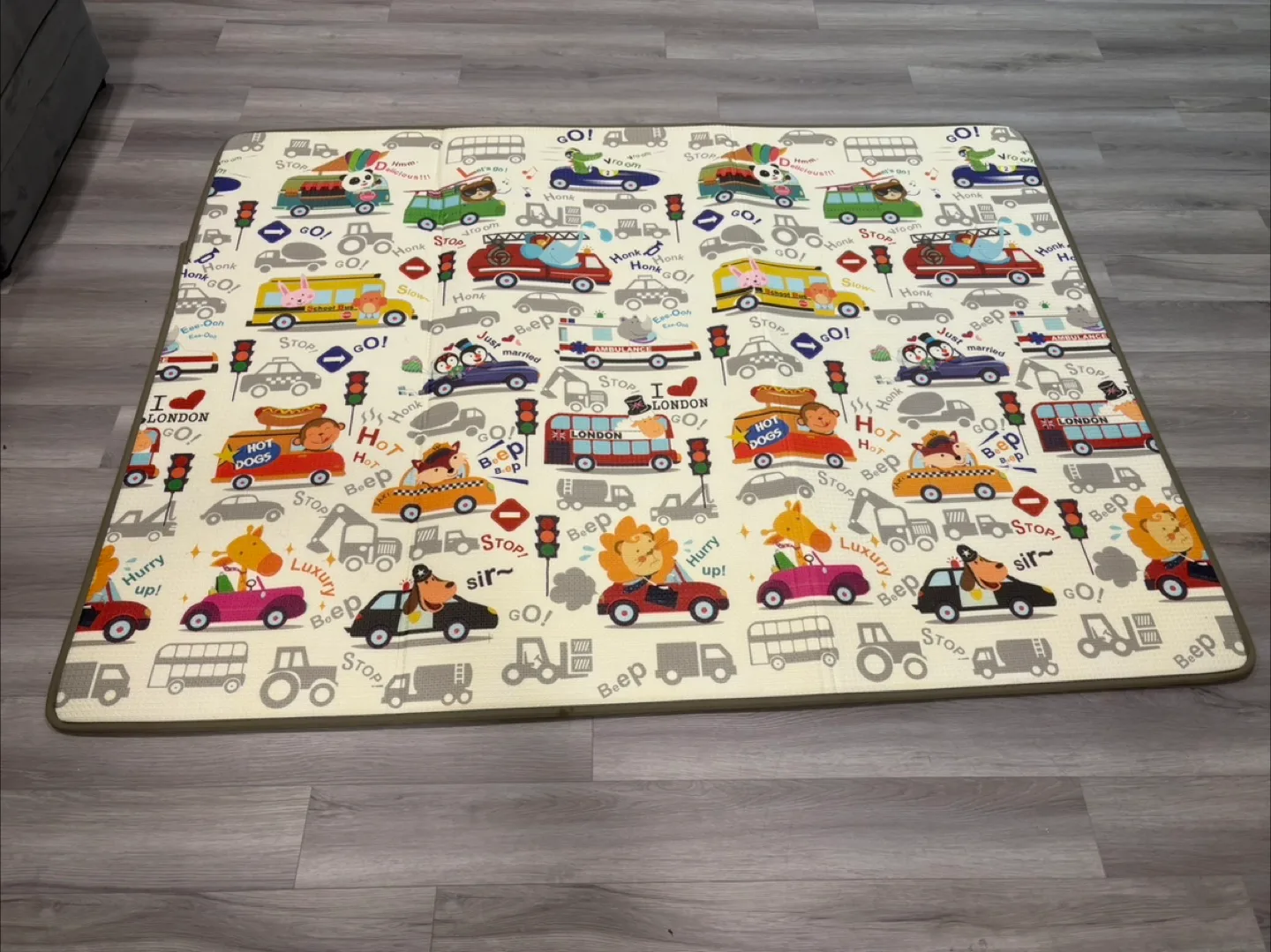 Kids Double Sided Design Foam Play Mat image indicator(2)