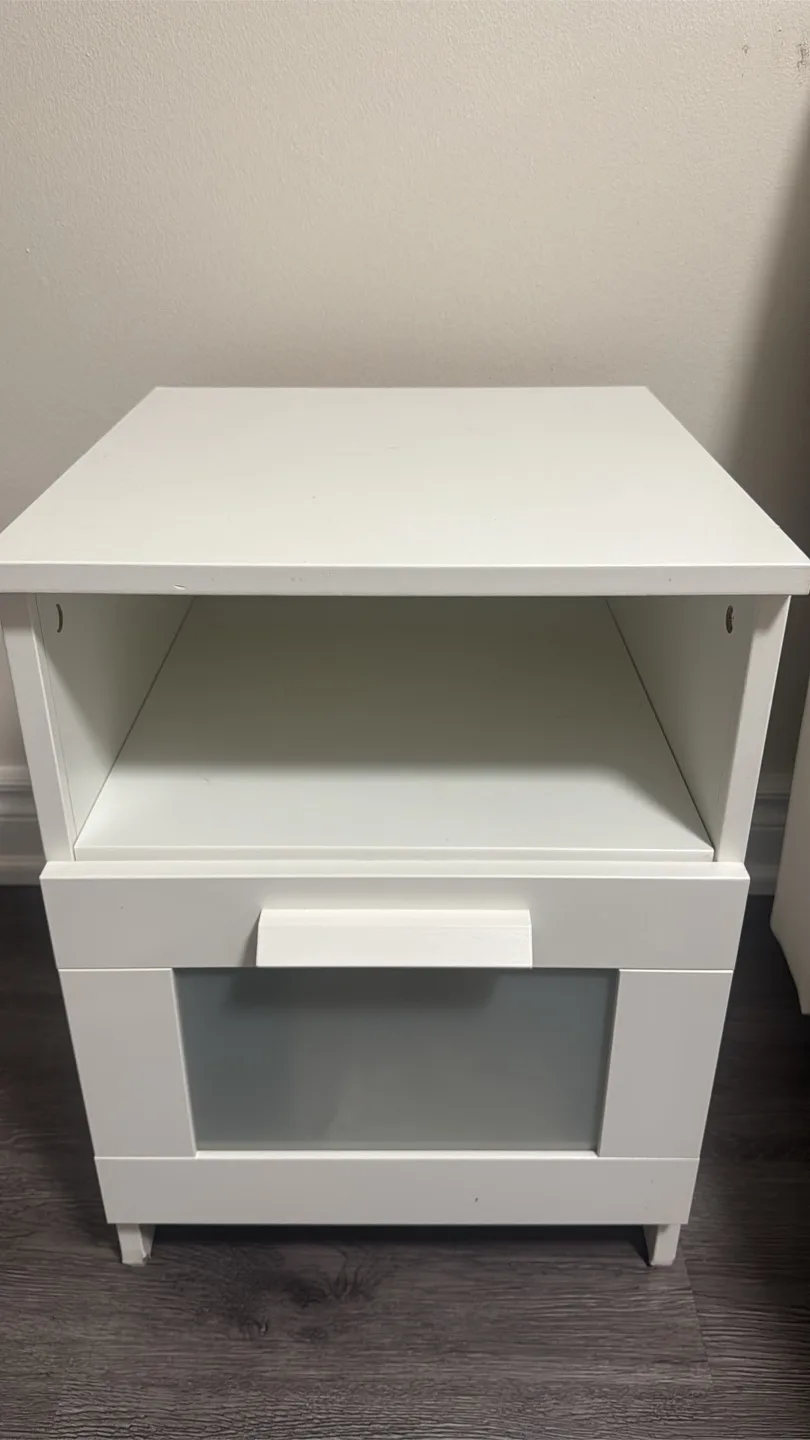 IKEA Hemnes White Nightstand thumbnail