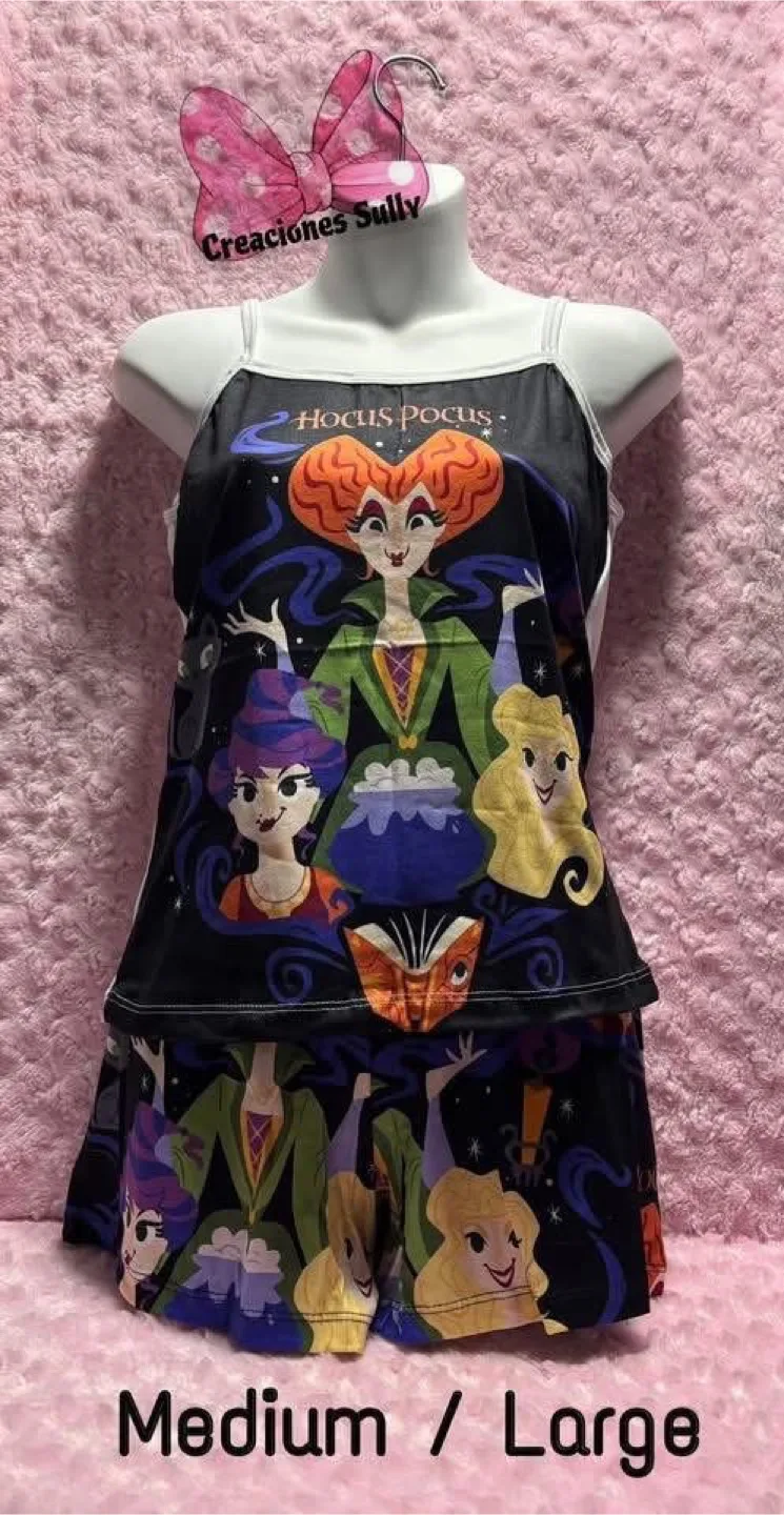 Hocus Pocus Pajama Set - Size M/L thumbnail