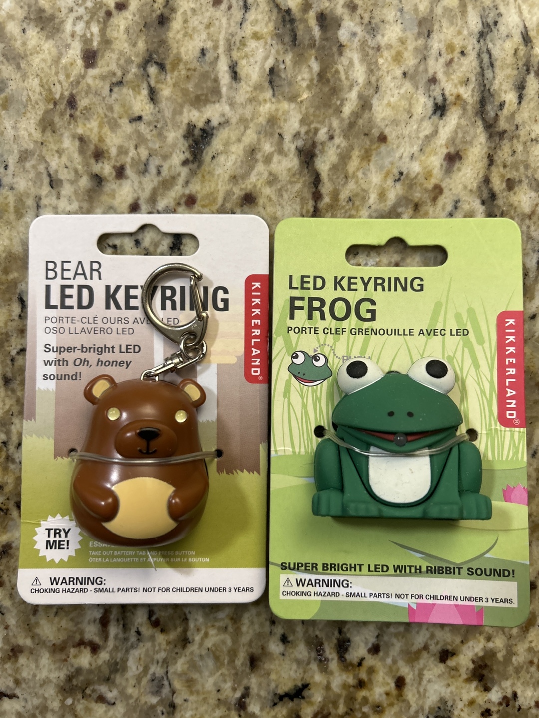 💛Karrot Bingo: Free Kikkerland LED Keyrings - Bear & Frog