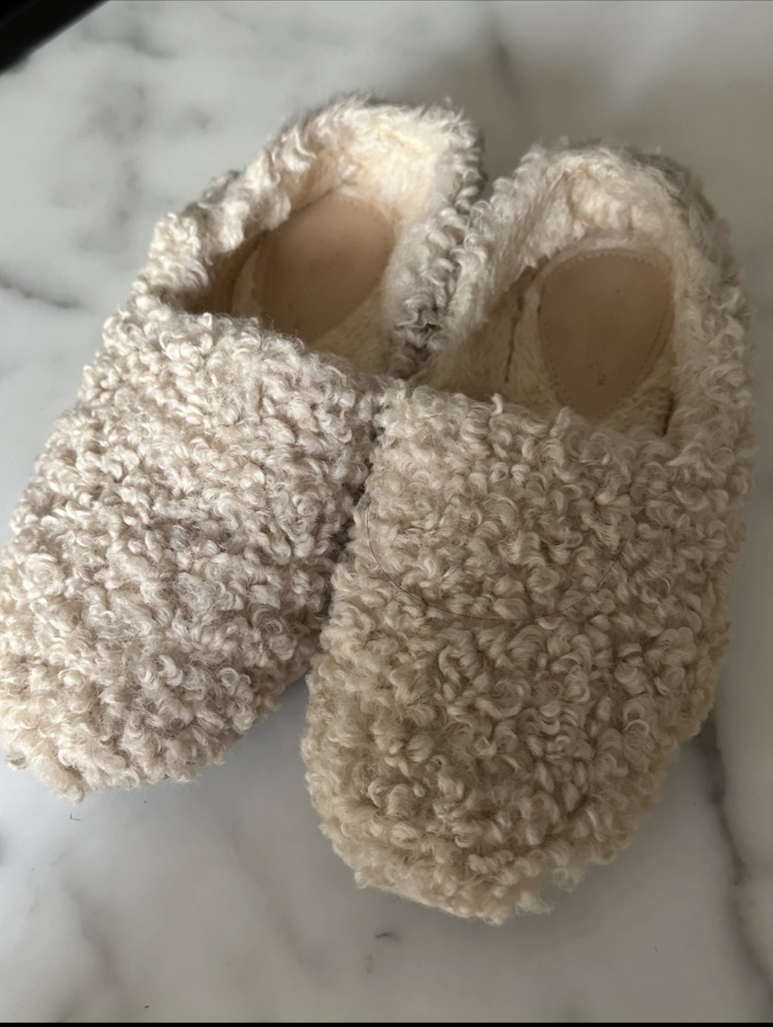 Cozy Cream Sherpa Slippers
