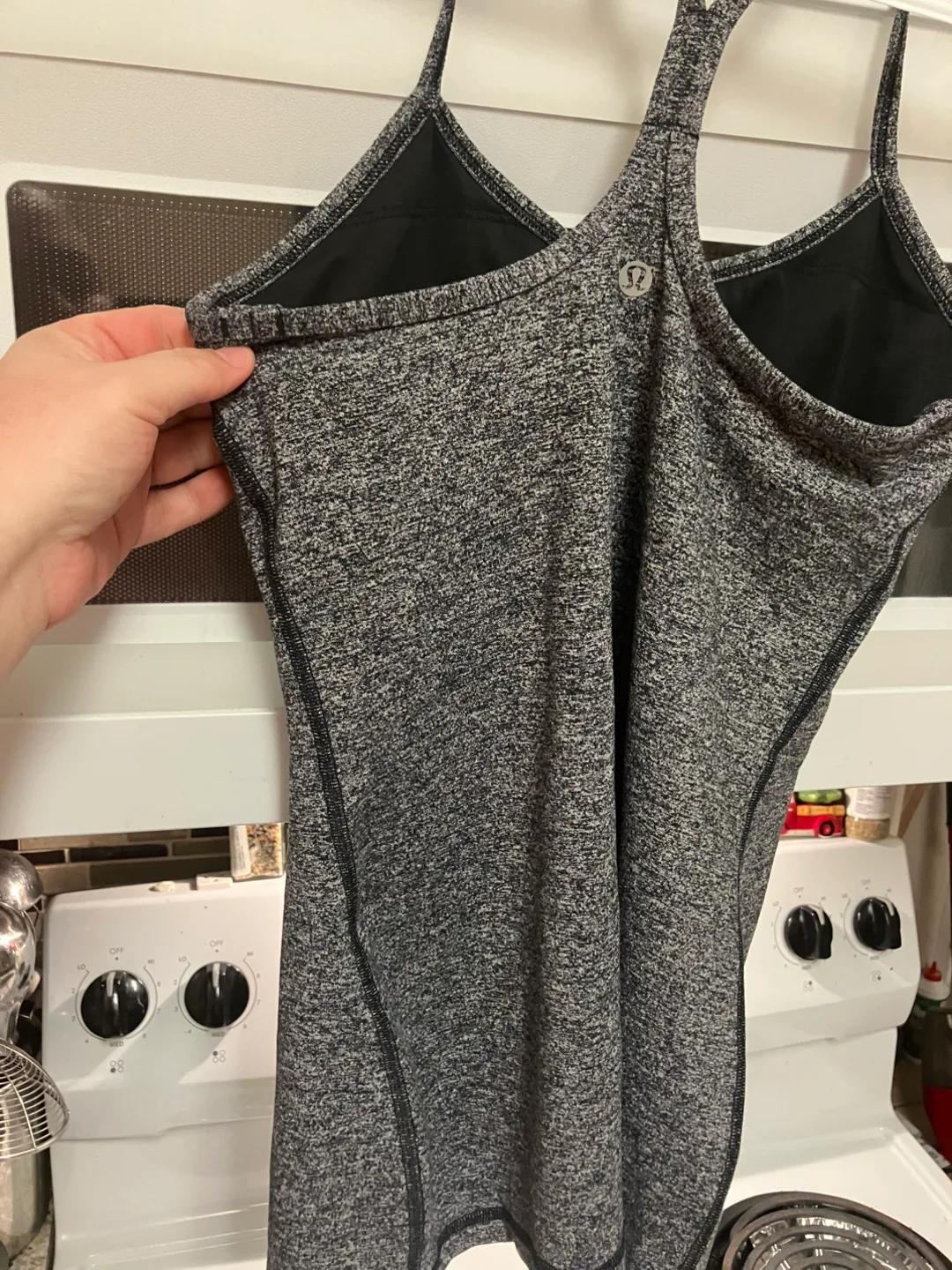 Lululemon Grey Tank Top - Size 6 image indicator(2)