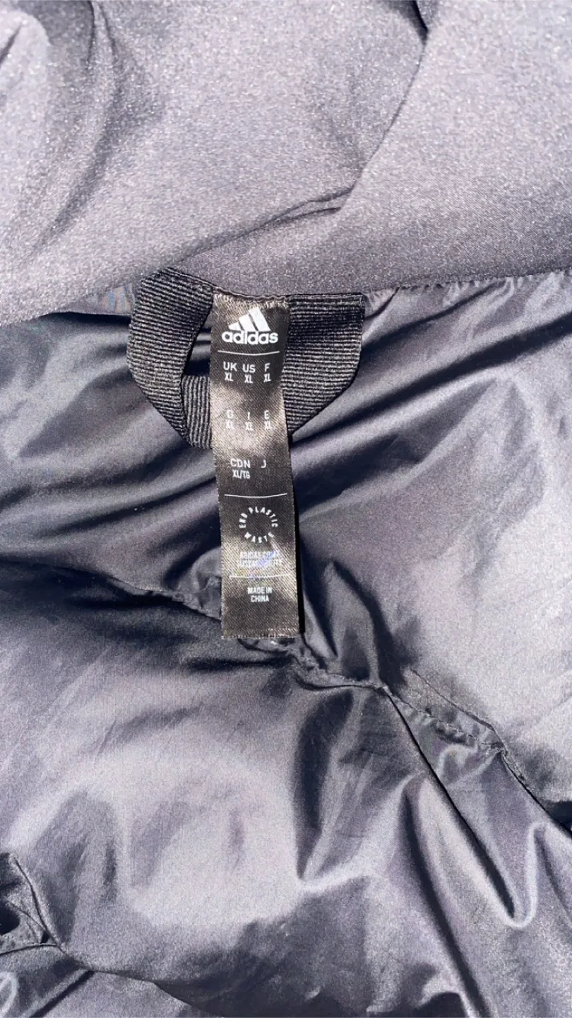 Adidas Puffer Jacket XL Black image indicator(4)