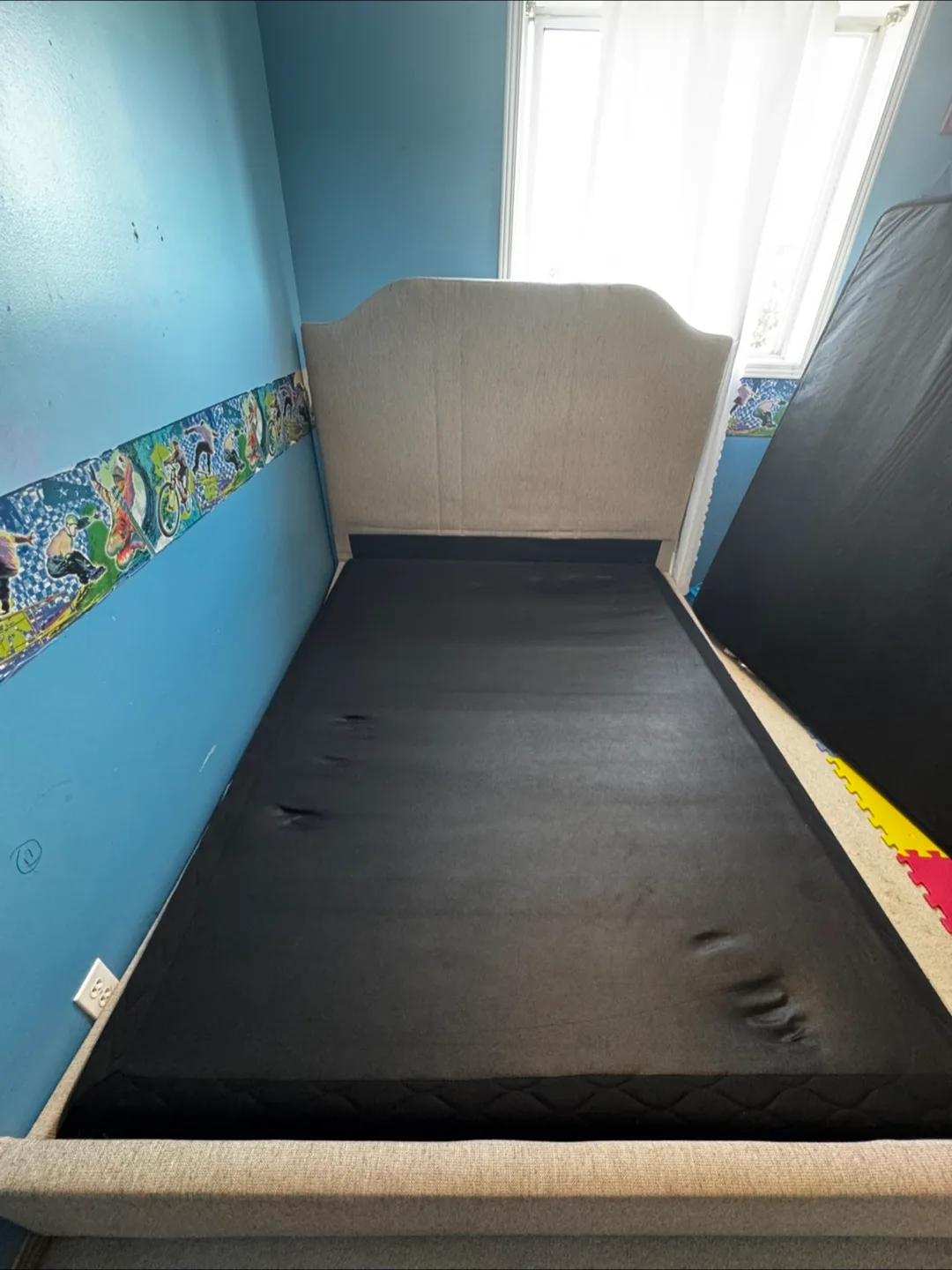 Upholstered Bed Frame - Queen Size thumbnail