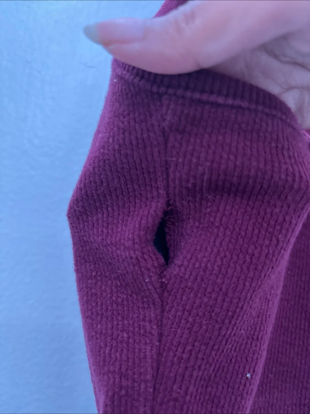 Burgundy Crop Top - Small Size image indicator(3)