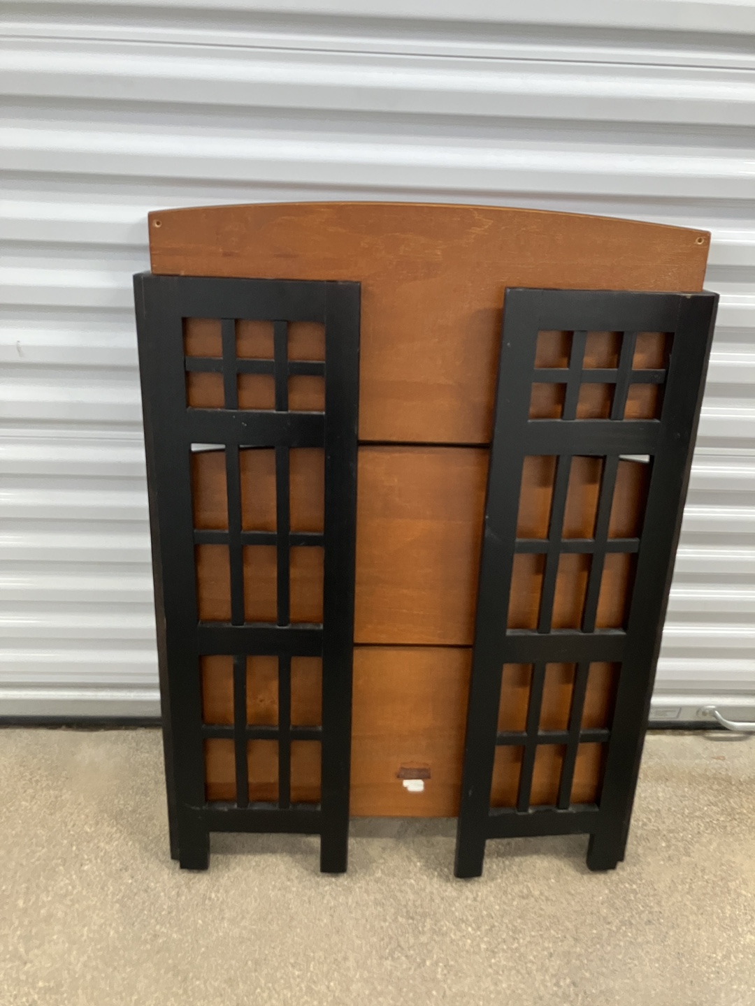 Brown & Black Wood Shelf