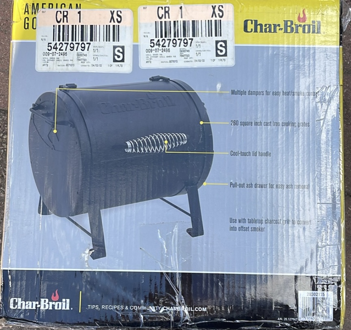 Char-Boil charcoal grill 260 - photo 2