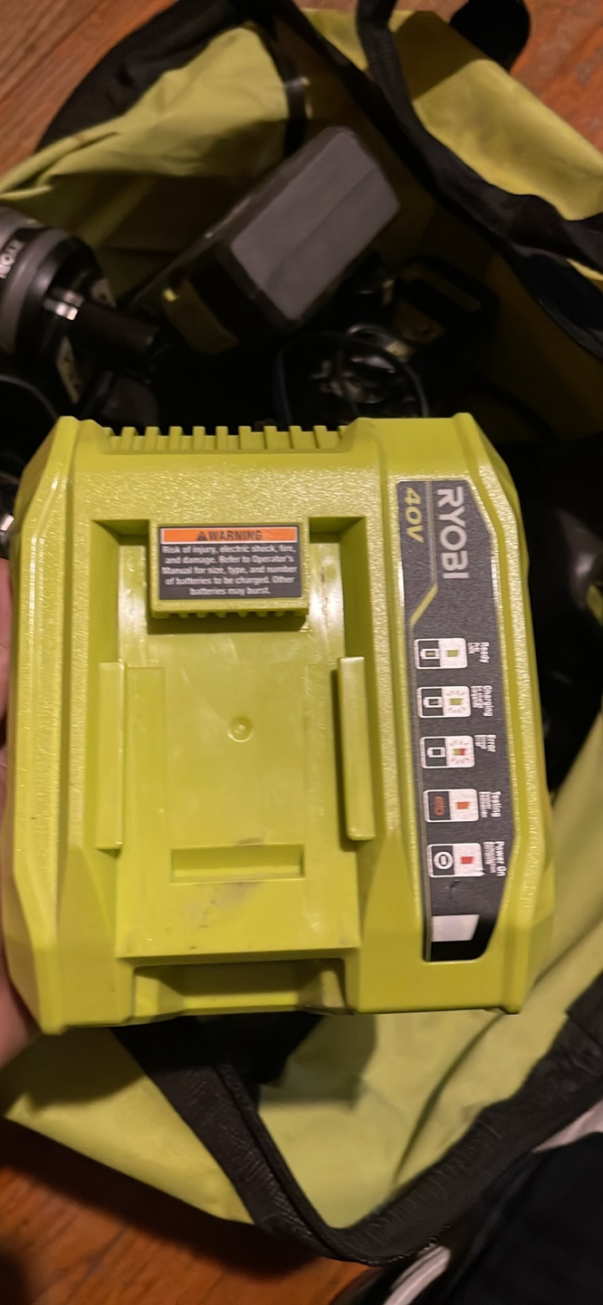 RYOBI 40V Rapid Charger