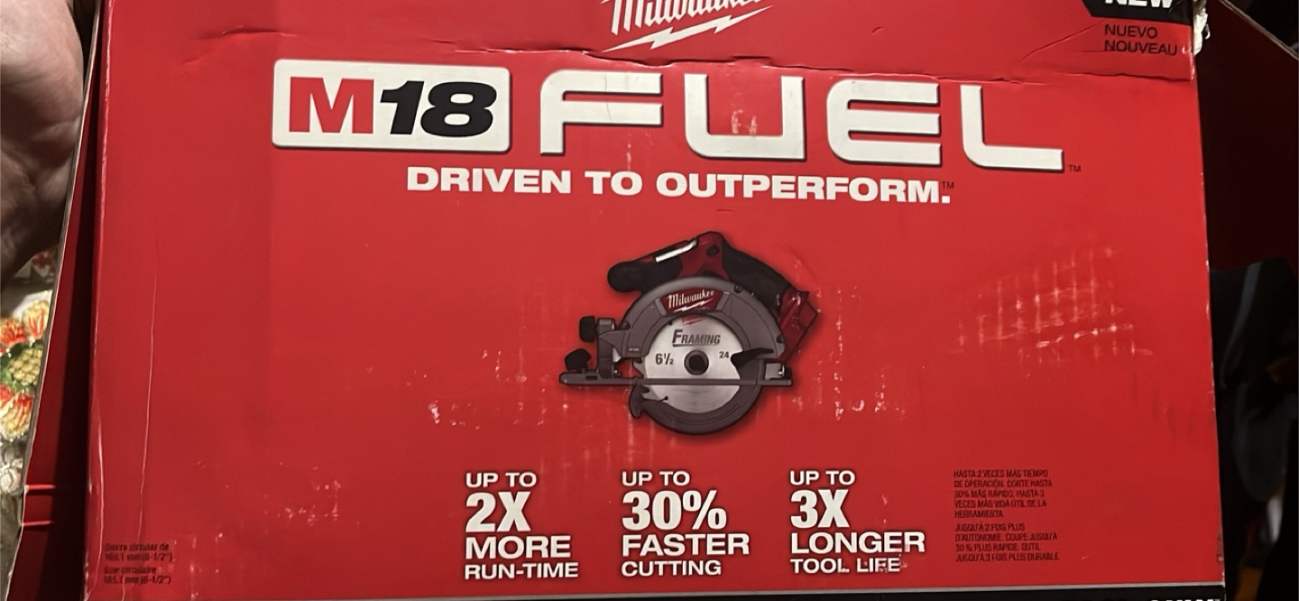 NEW MILWAUKEE 6-1/2” circular saw