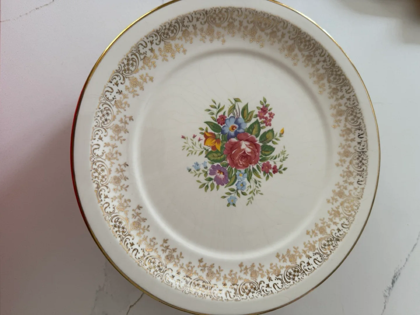 Devon Rose Georgian China Plates thumbnail