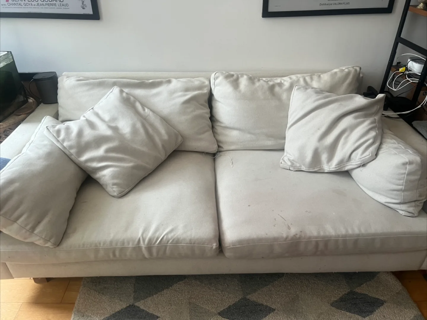 West Elm Beige Sofa - Used Condition thumbnail