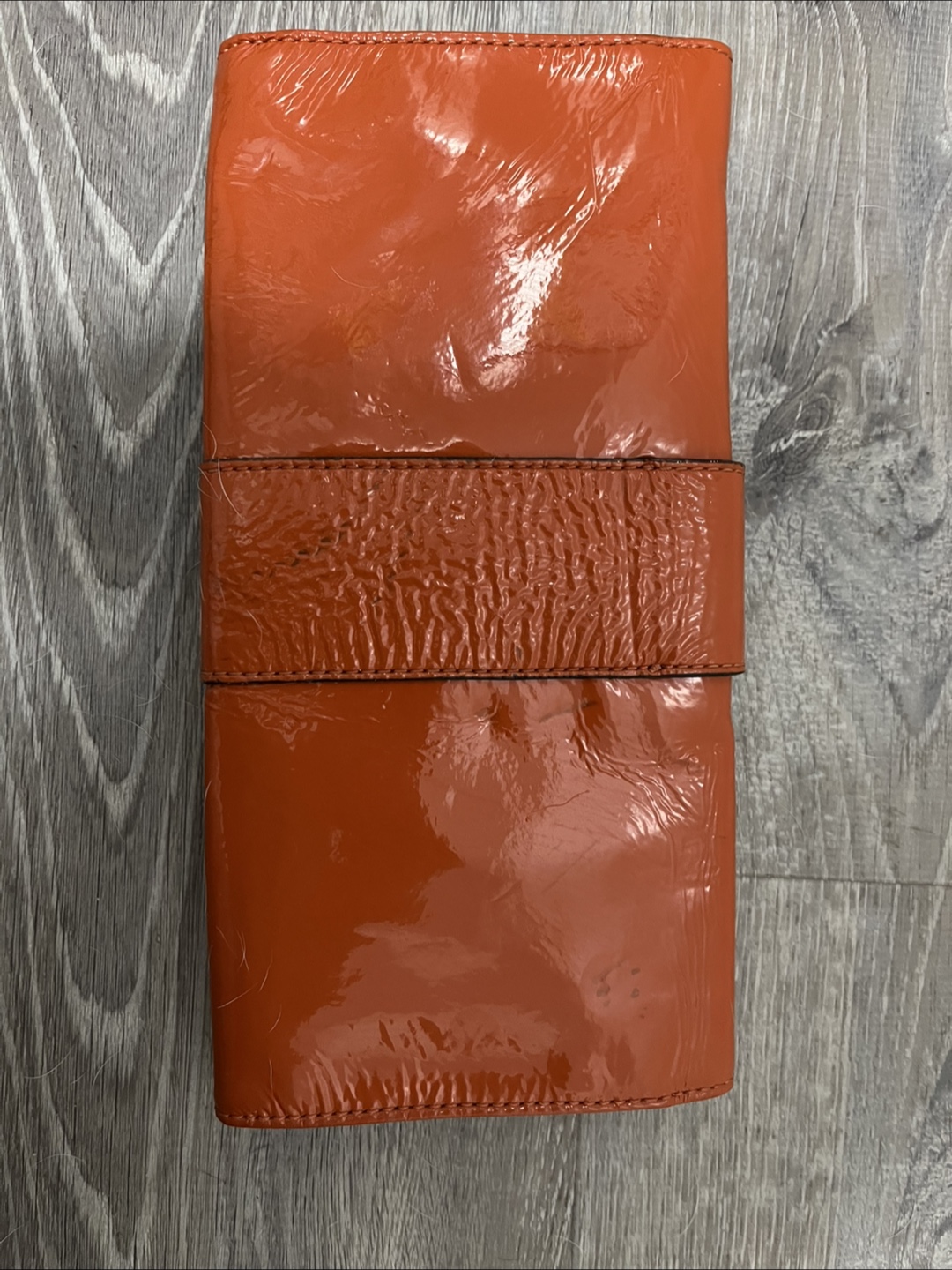 Michael Kors Orange Patent Leather Clutch - photo 2