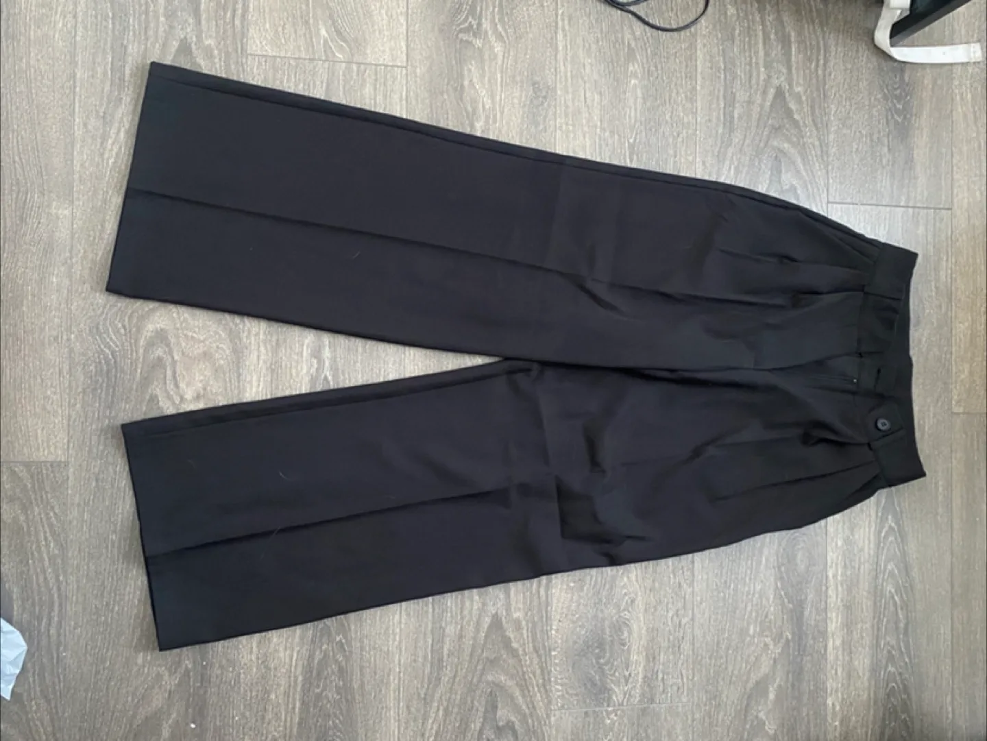 Black Wide Leg Trousers image indicator(2)