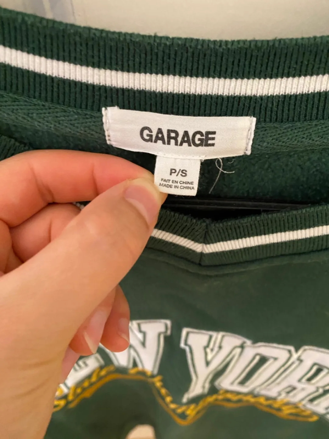 Garage Green Sweatshirt - Size S image indicator(3)
