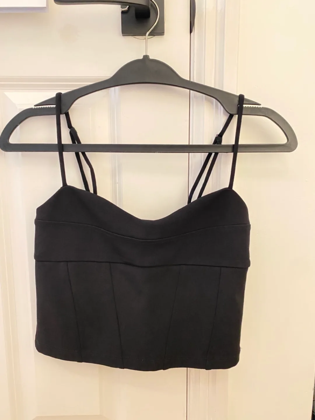 Dynamite Black Corset Top - Size P/S thumbnail