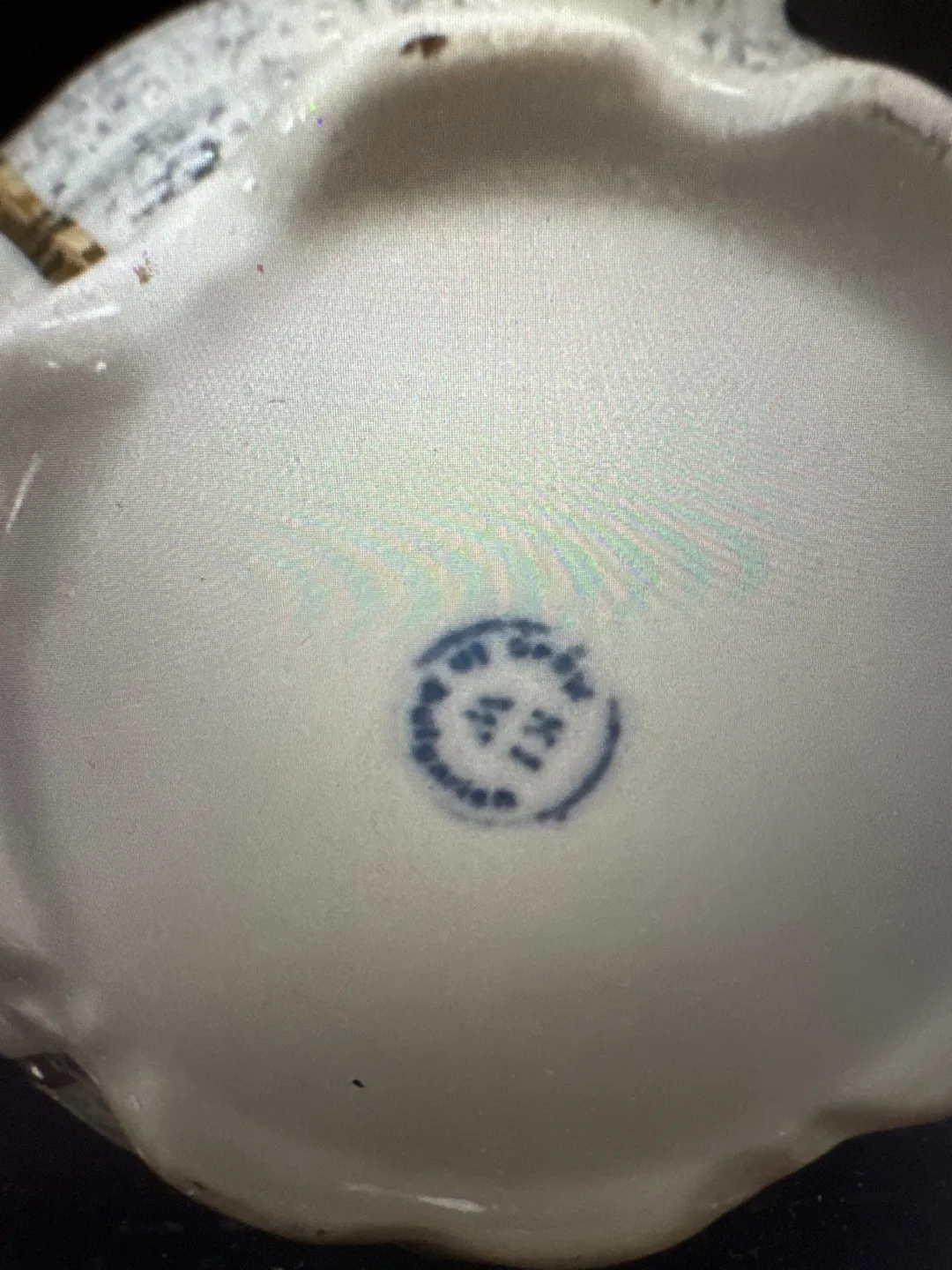 Vintage Porcelain Royal Copenhagen Blue Fluted Tea set image indicator(5)