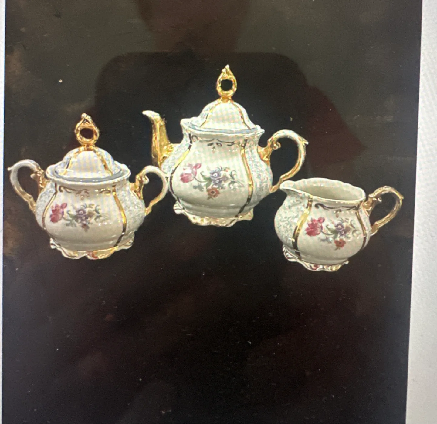 Vintage Porcelain Royal Copenhagen Blue Fluted Tea set image indicator(6)