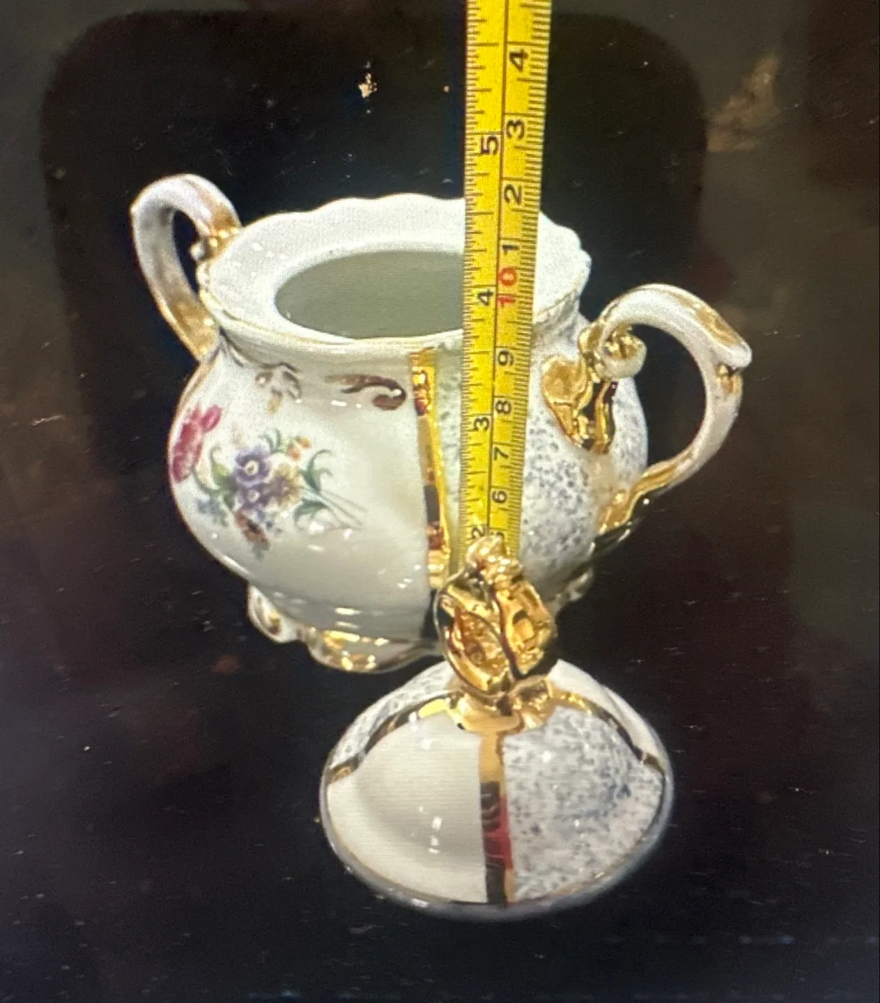 Vintage Porcelain Royal Copenhagen Blue Fluted Tea set image indicator(7)