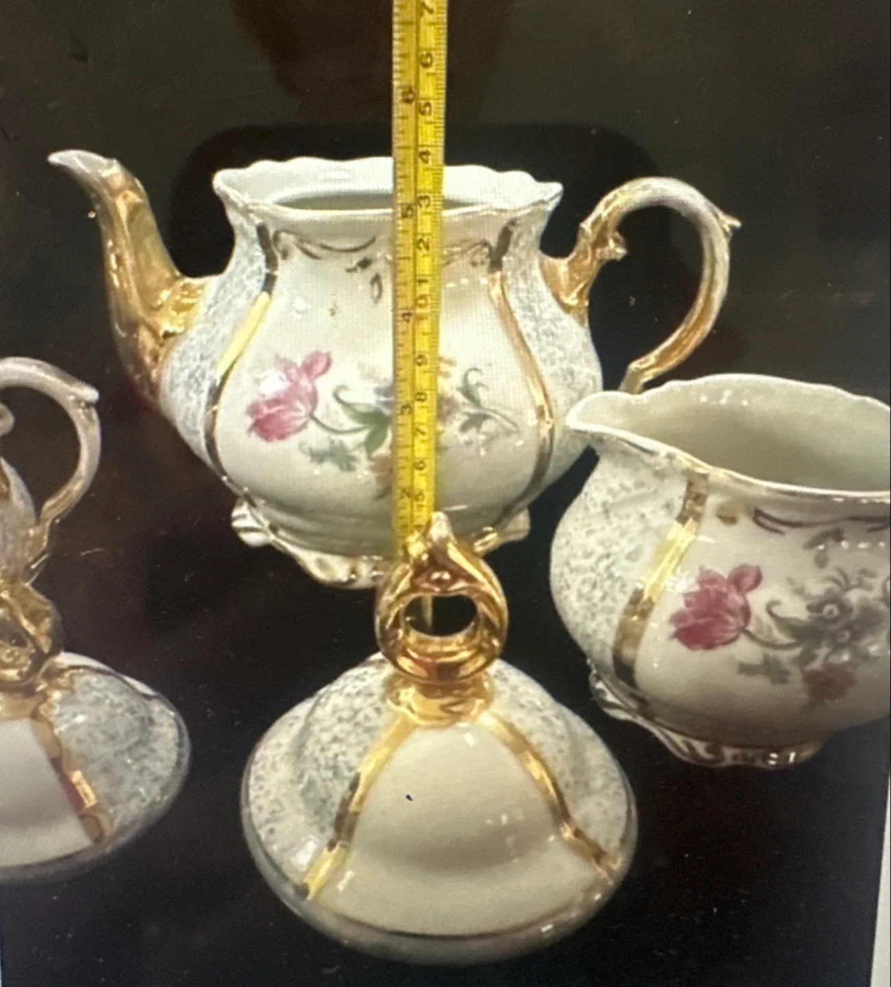 Vintage Porcelain Royal Copenhagen Blue Fluted Tea set image indicator(9)