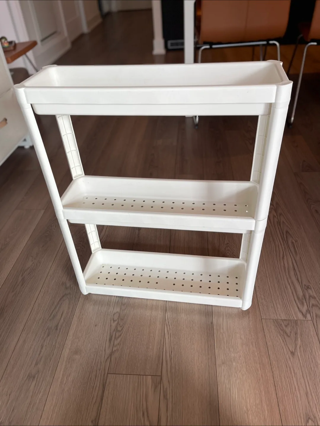IKEA White Rolling Cart thumbnail