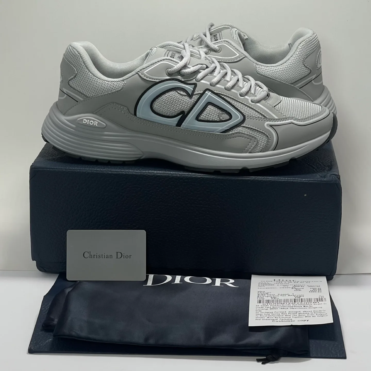 Dior B30 Runners Gray Sneakers (Shipping Offered) thumbnail