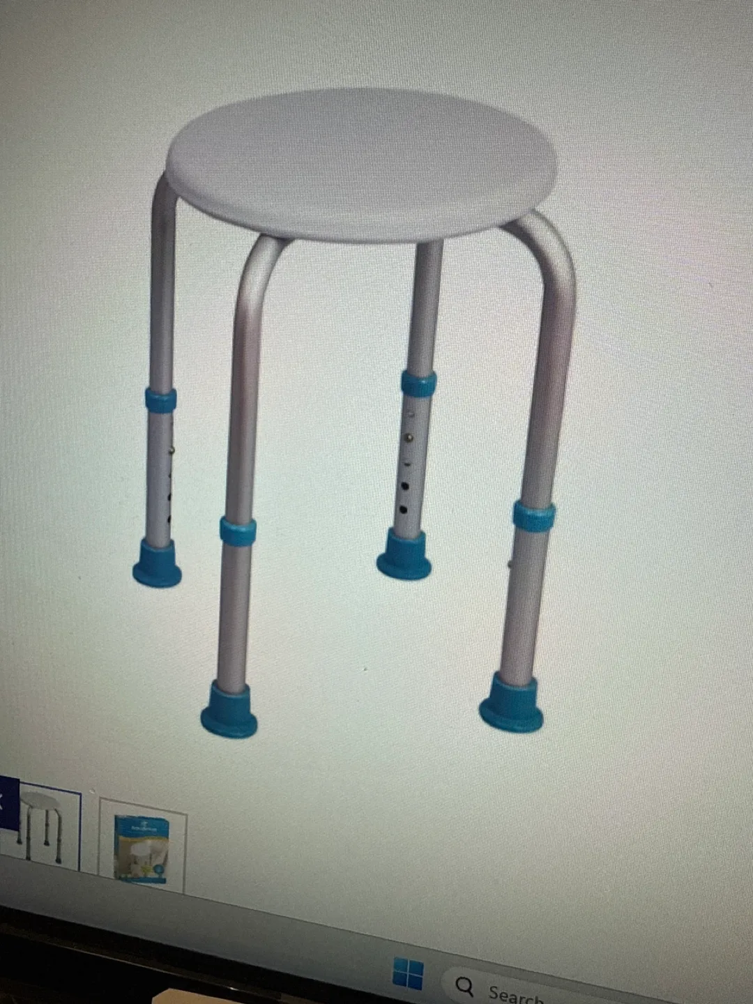 Adjustable Height Bath/Shower Stool thumbnail