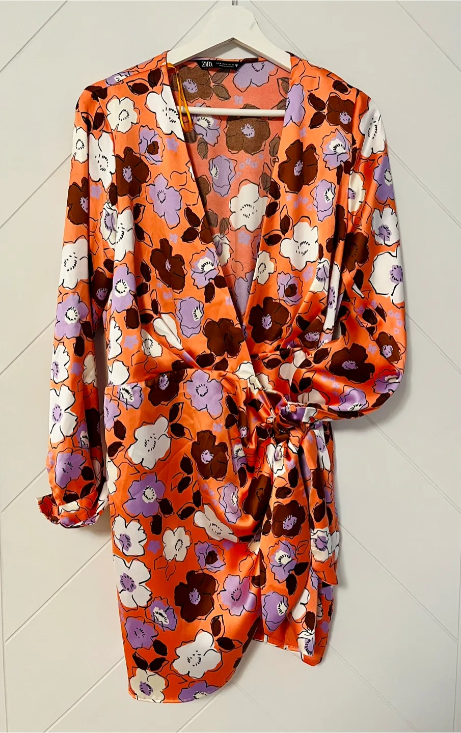 Zara Floral Print Dress Size M image indicator(6)