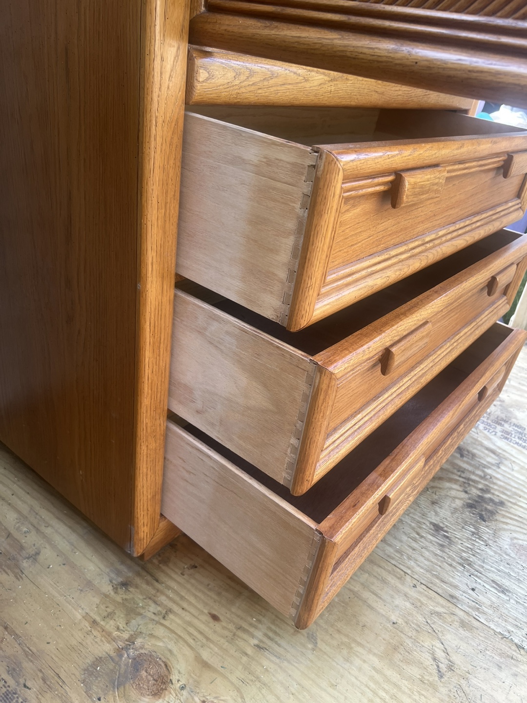 Wooden Armoire Cabinet with Drawers - photo 5