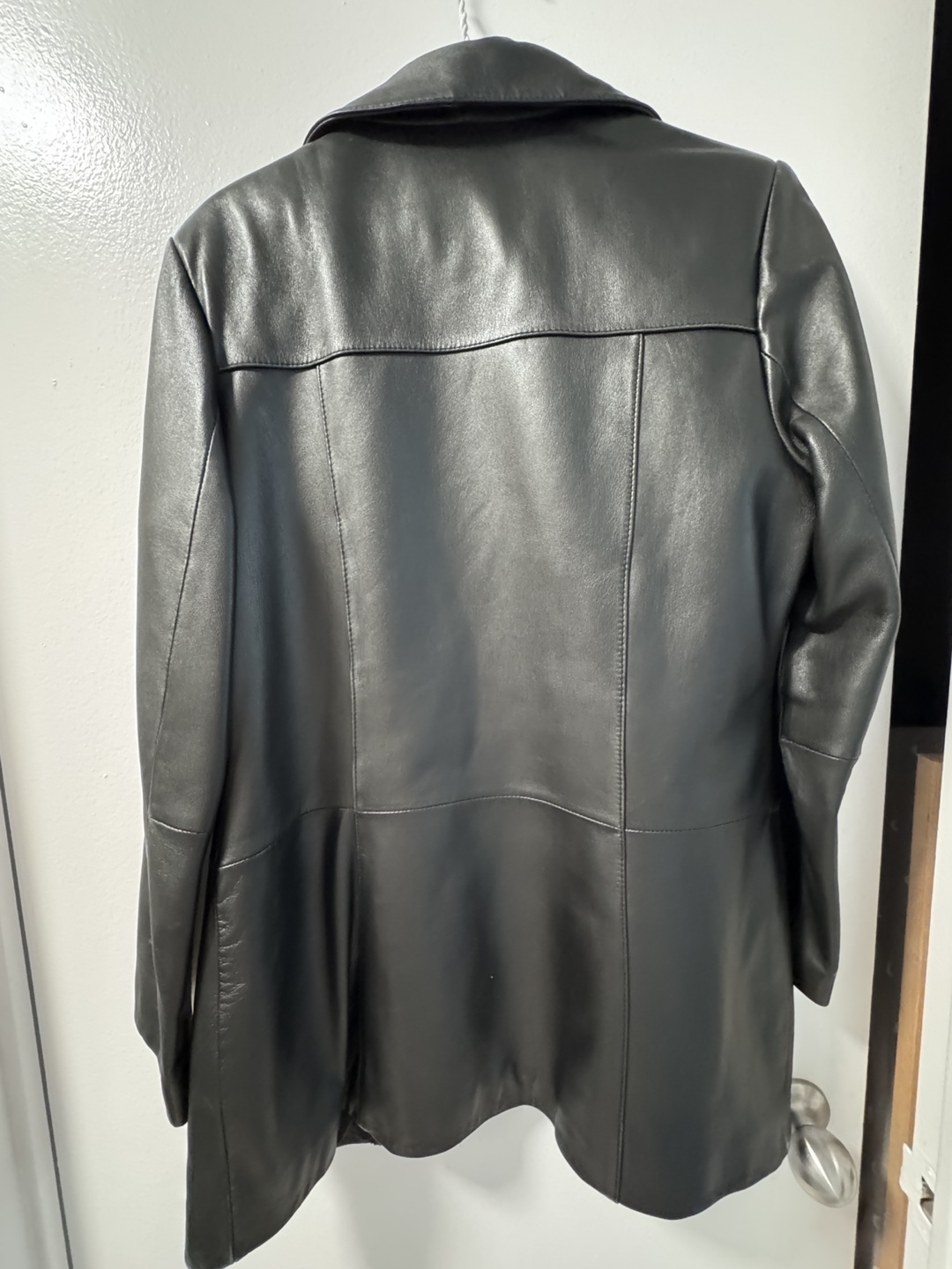 Danier Black Leather Jacket - Size S - photo 2