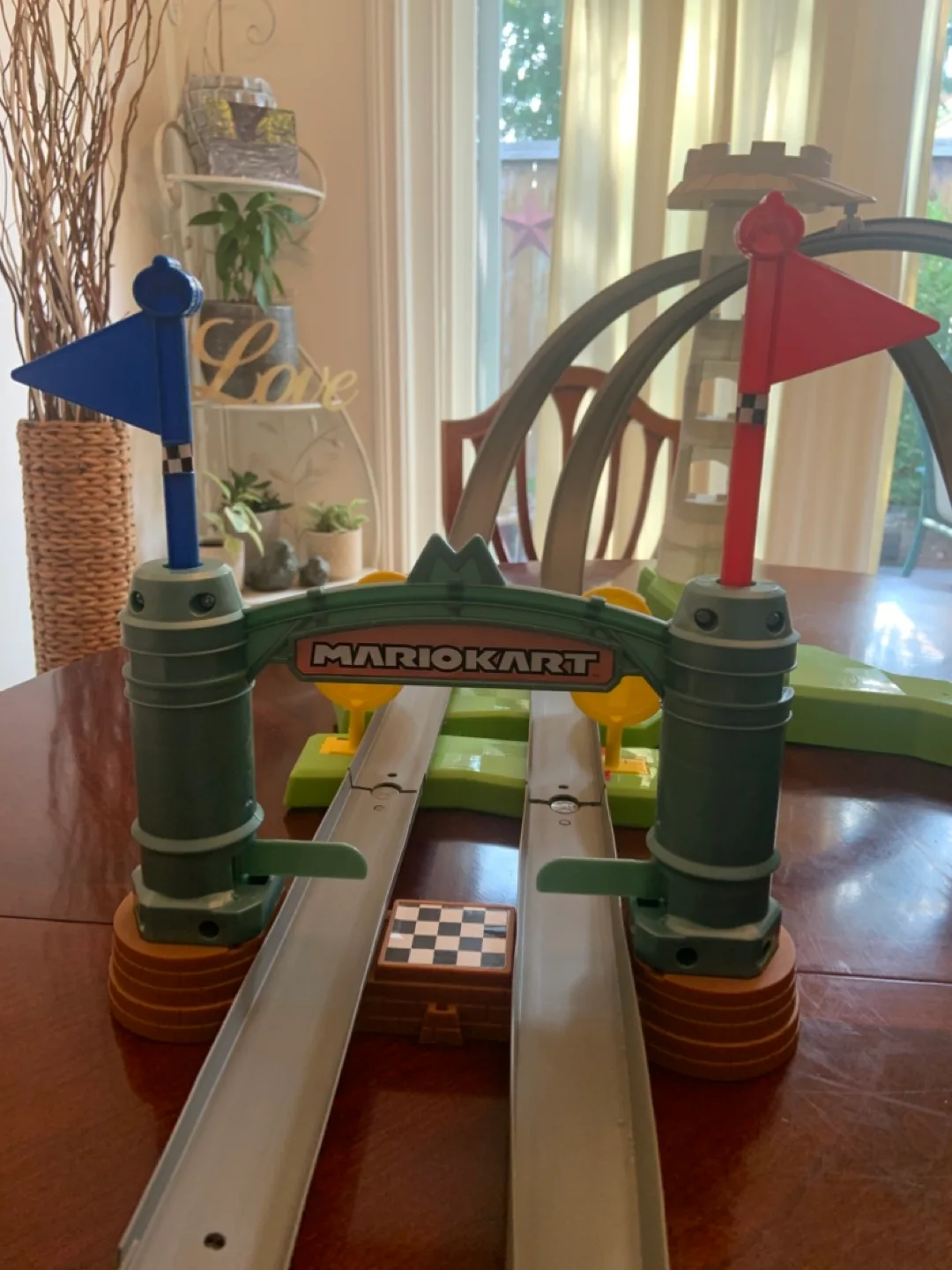 Mario Kart Race Stunt Car Track Playset, Ages 5+ image indicator(2)