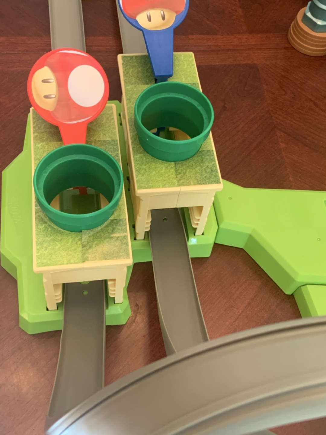 Mario Kart Race Stunt Car Track Playset, Ages 5+ - photo 4