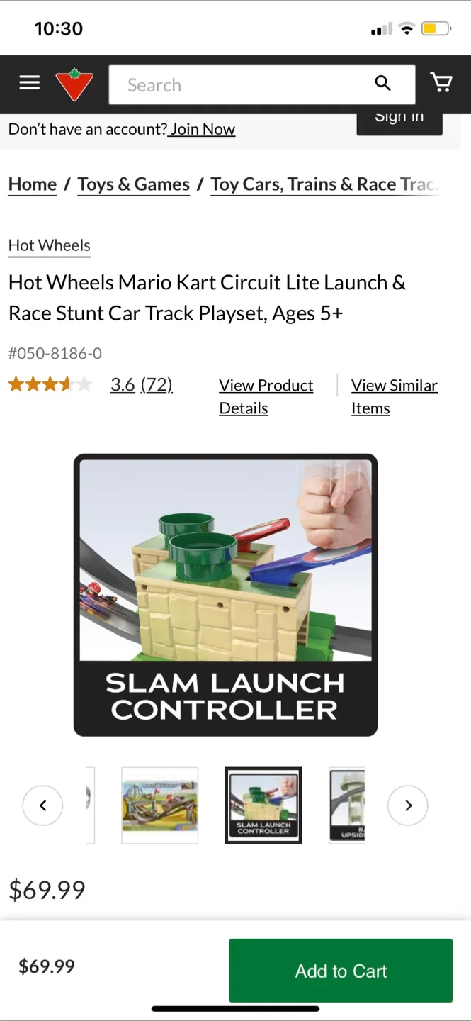 Mario Kart Race Stunt Car Track Playset, Ages 5+ image indicator(10)