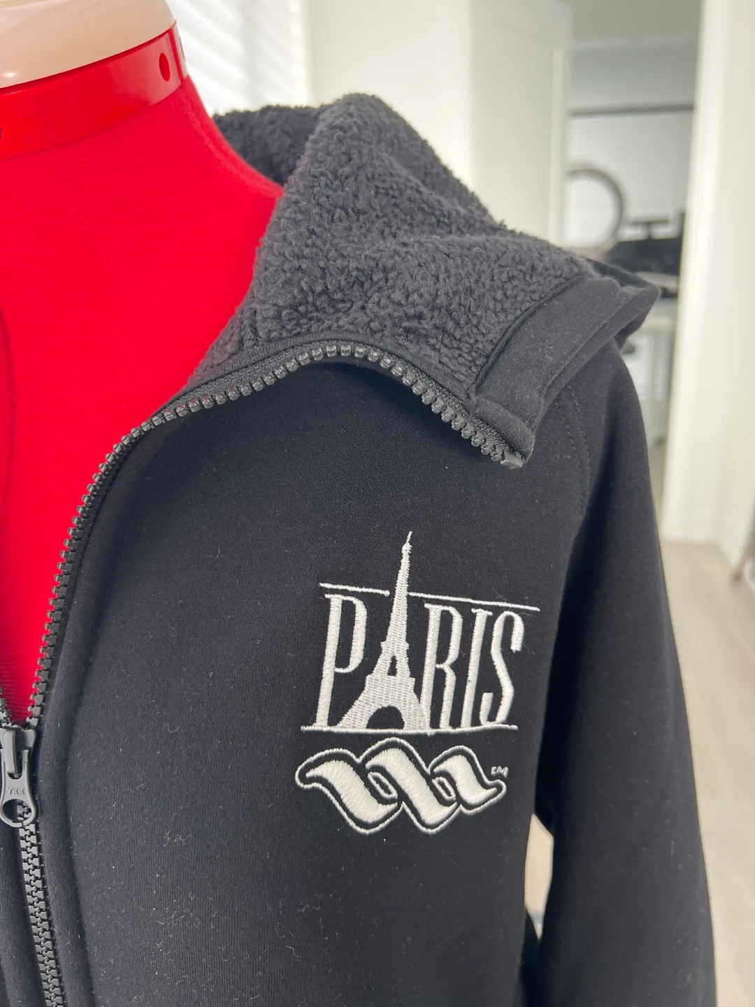 Paris Black Zip-Up Jacket image indicator(2)