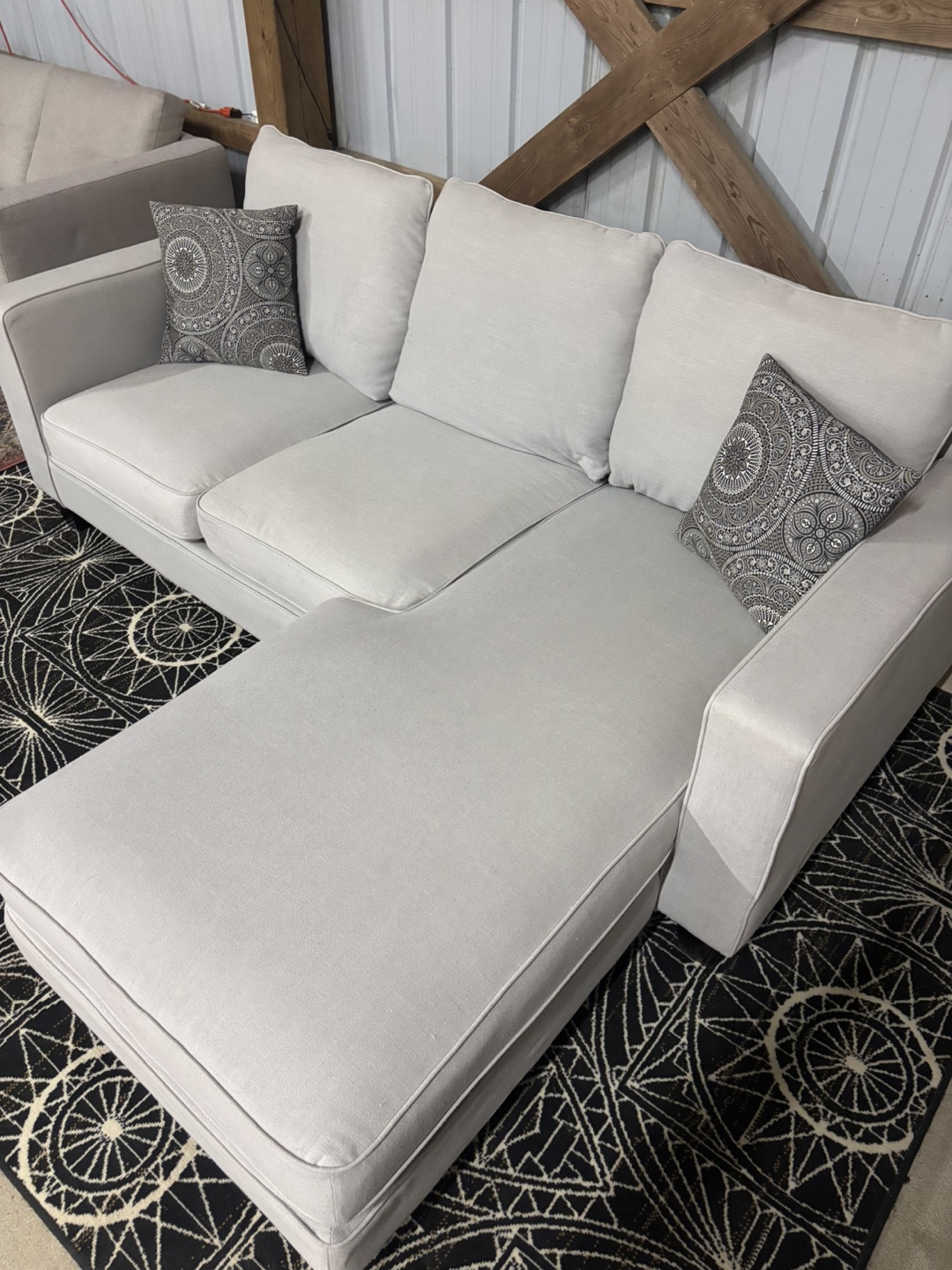 Randell Klein Custom Reversible L Sectional in Light Grey 🛋️ - photo 5
