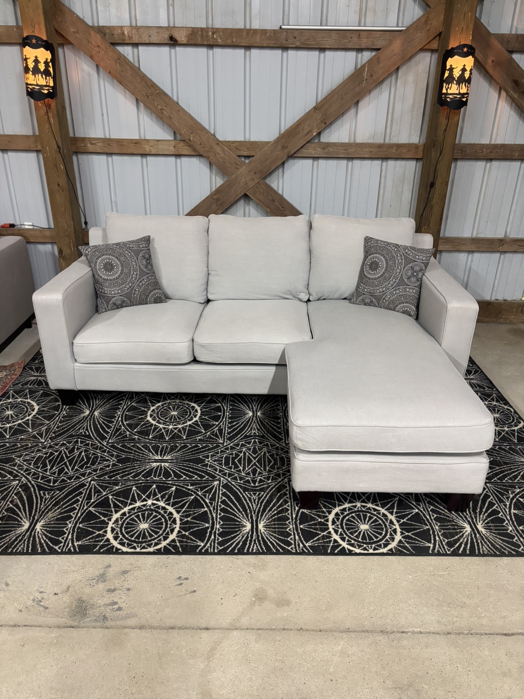Randell Klein Custom Reversible L Sectional in Light Grey 🛋️ - photo 2