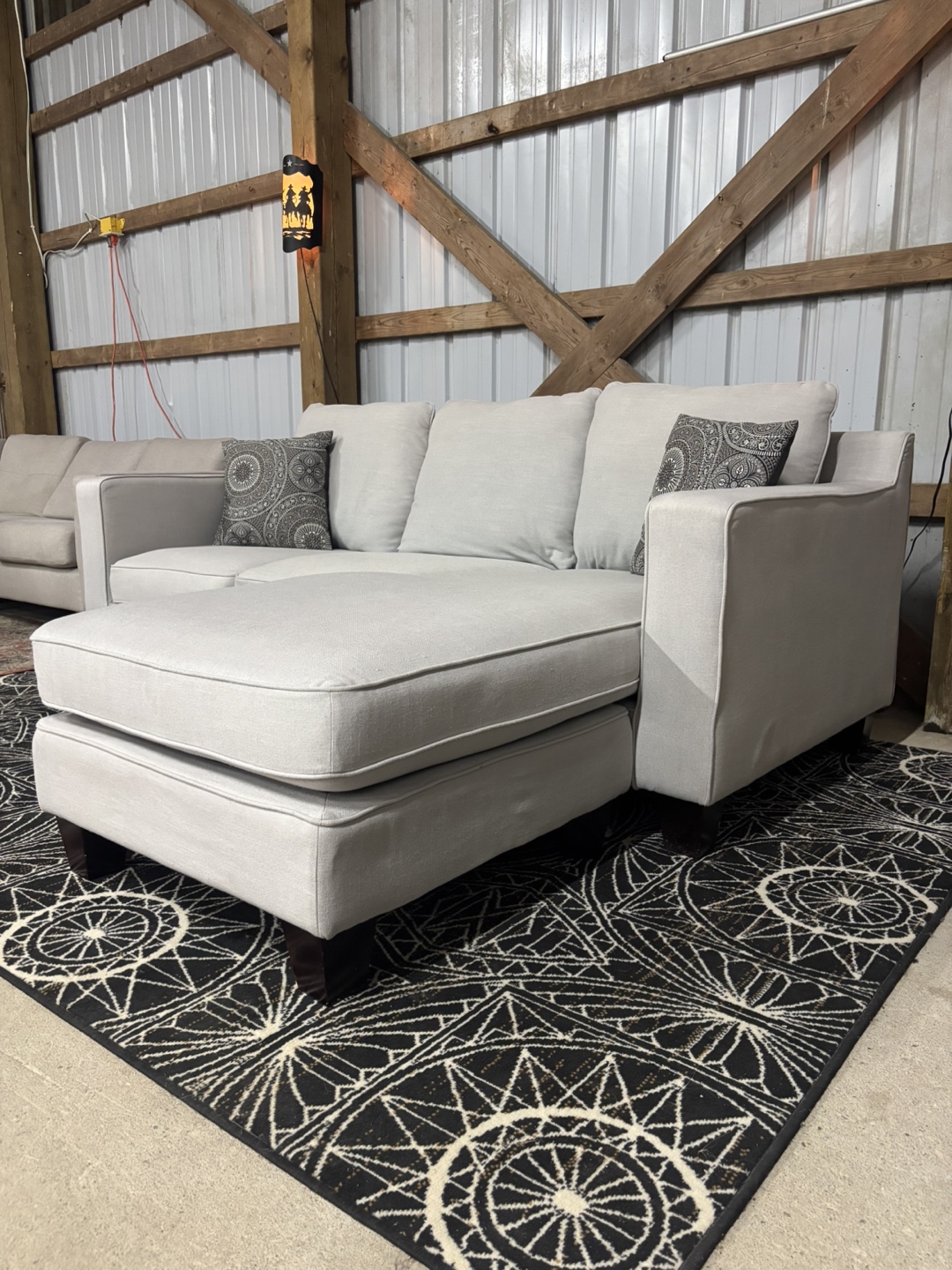 Randell Klein Custom Reversible L Sectional in Light Grey 🛋️ - photo 3