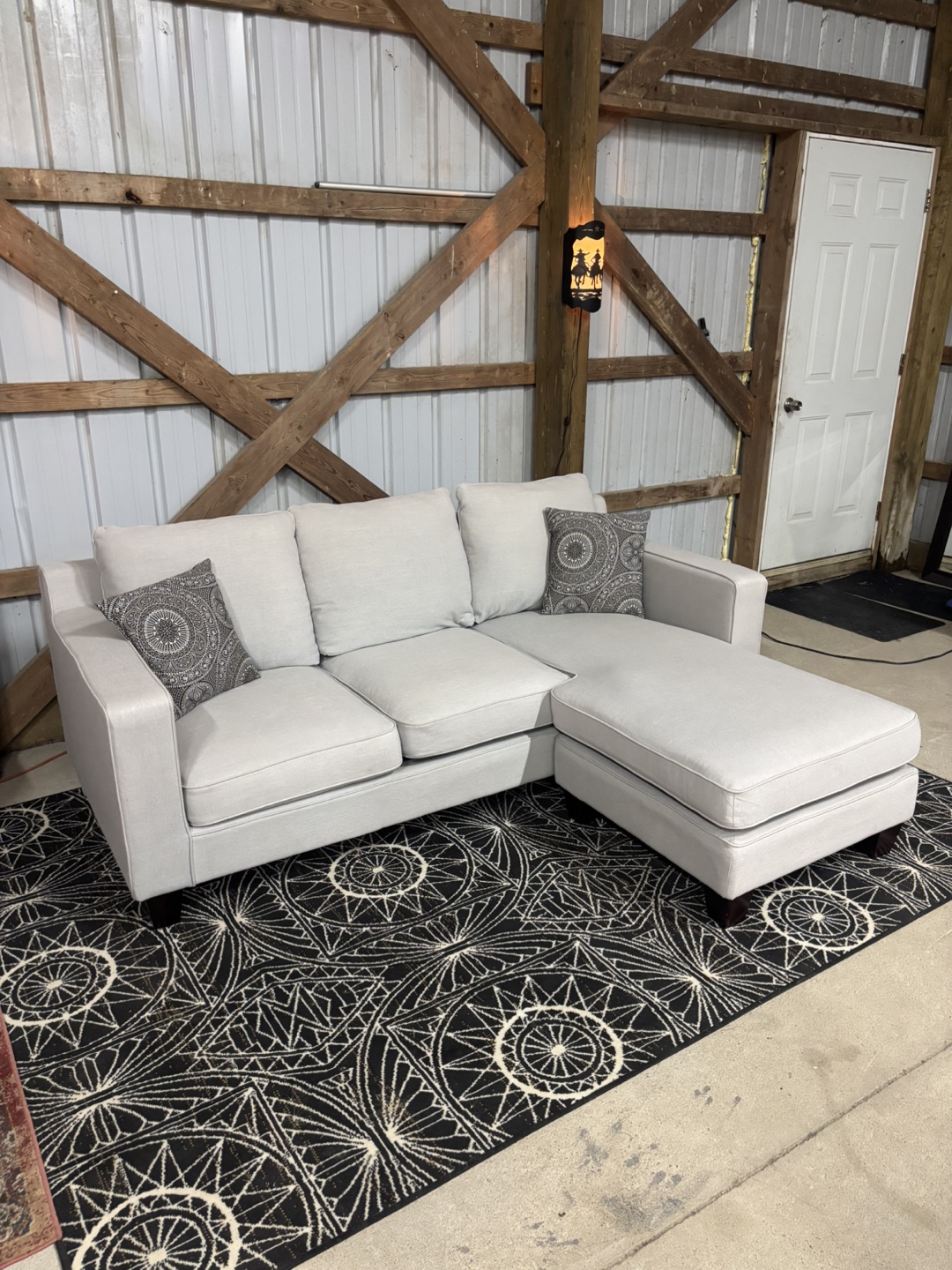 Randell Klein Custom Reversible L Sectional in Light Grey 🛋️ - photo 4