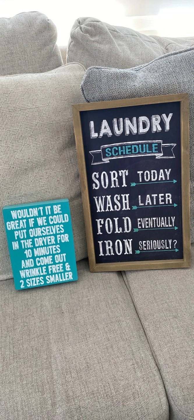 Laundry Schedule & Wrinkle Free Signs thumbnail