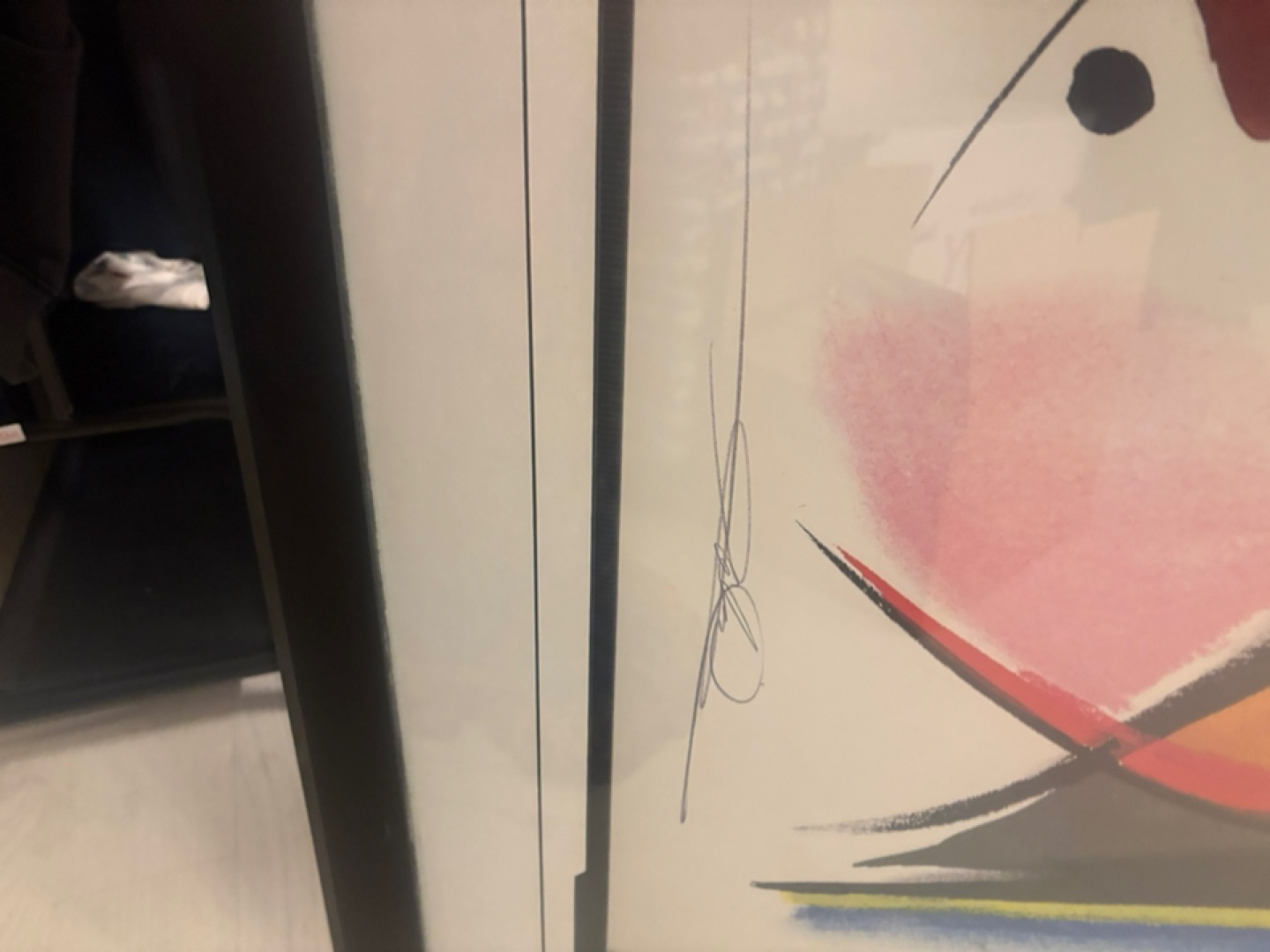 Framed Abstract Art Print - photo 2