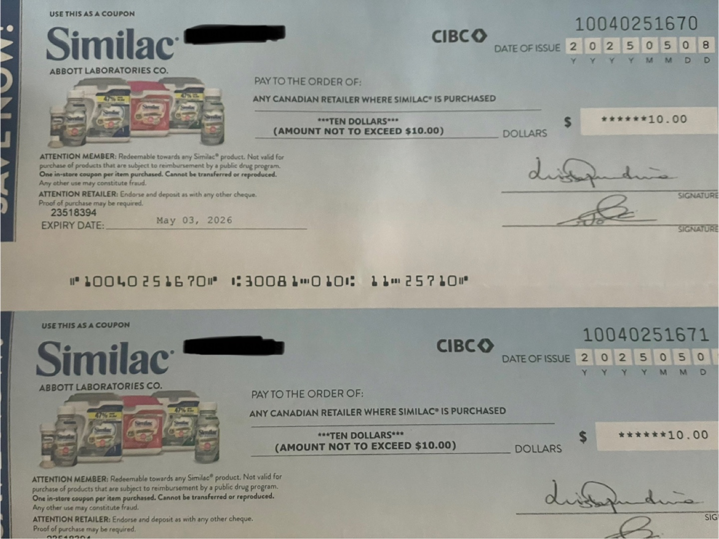 Similac $10 Coupon - Expires May 03, 2026