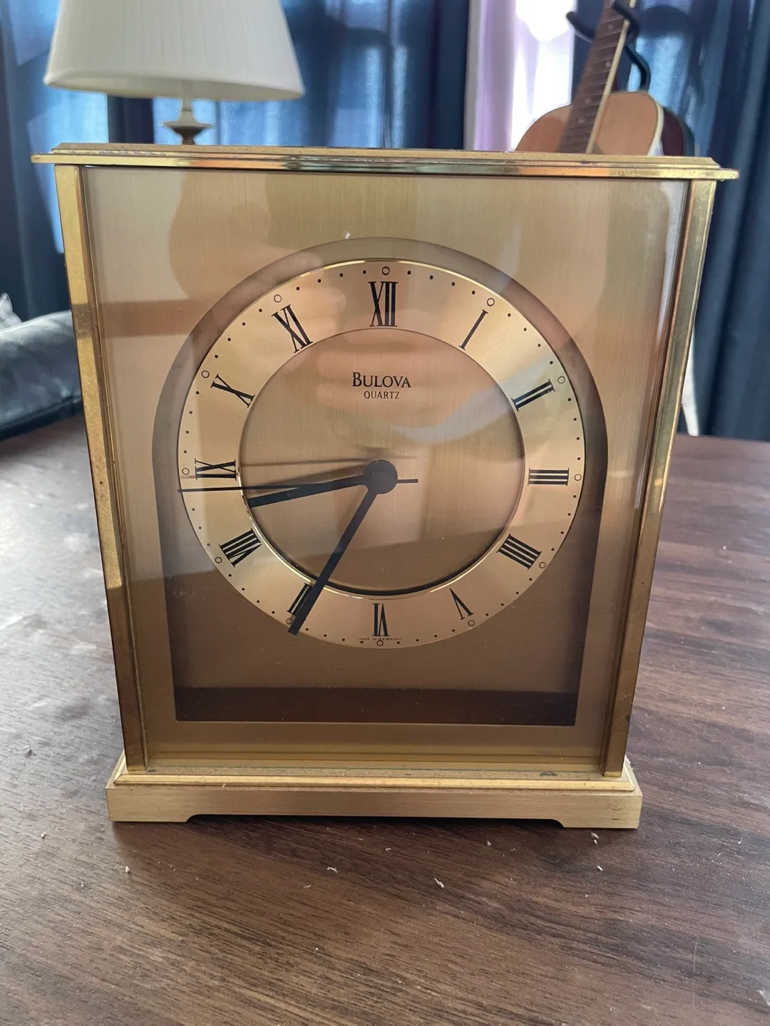 Bulova Quartz Table Clock thumbnail