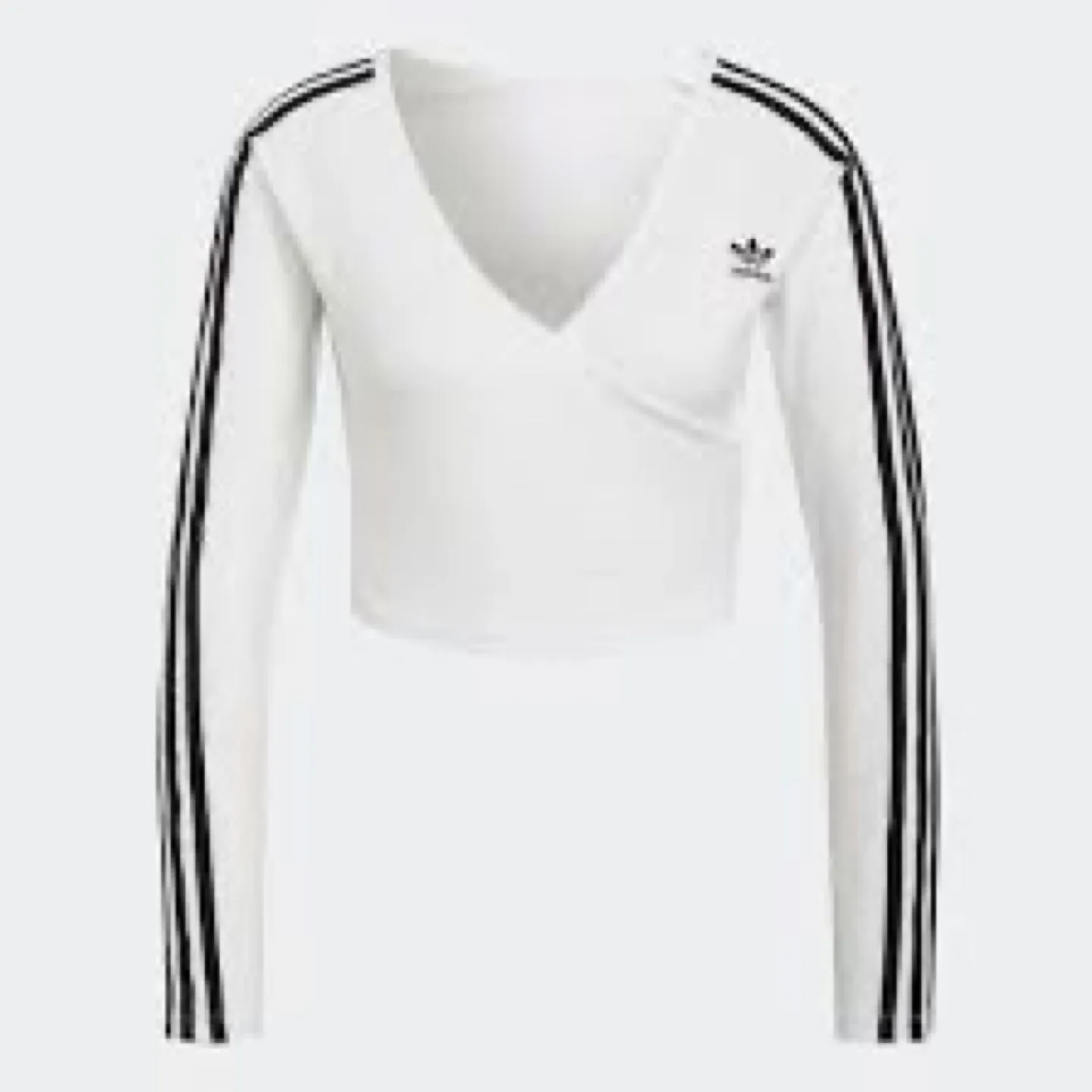 Adidas White Wrap Top - Size S image indicator(6)