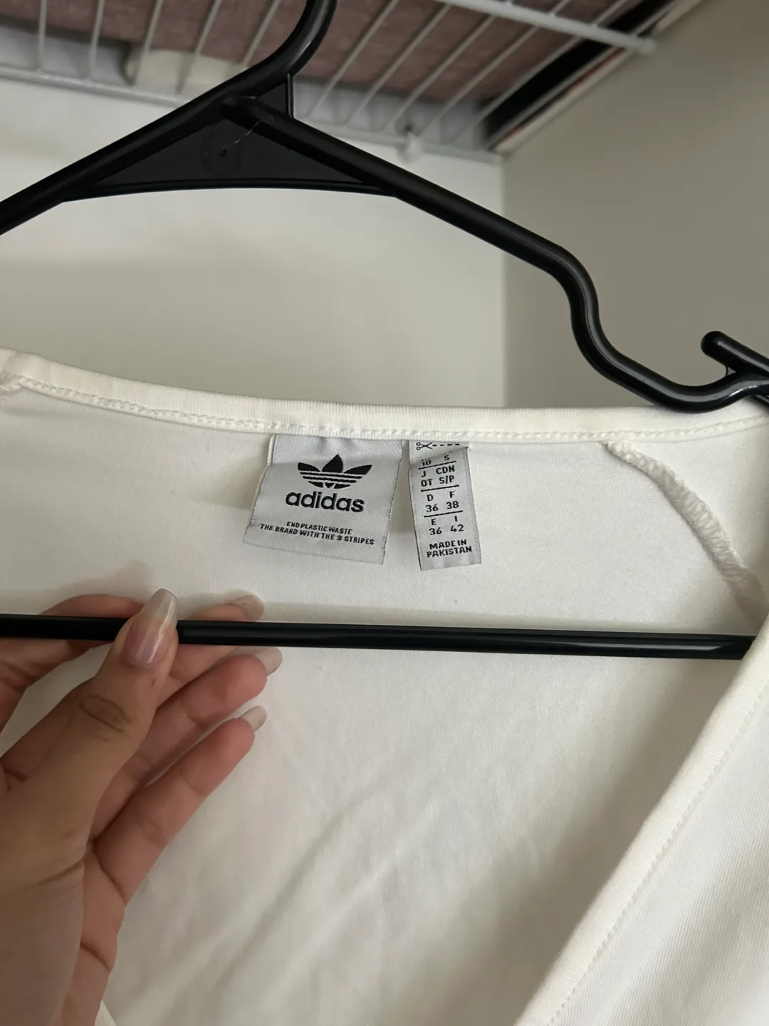 Adidas White Wrap Top - Size S image indicator(9)